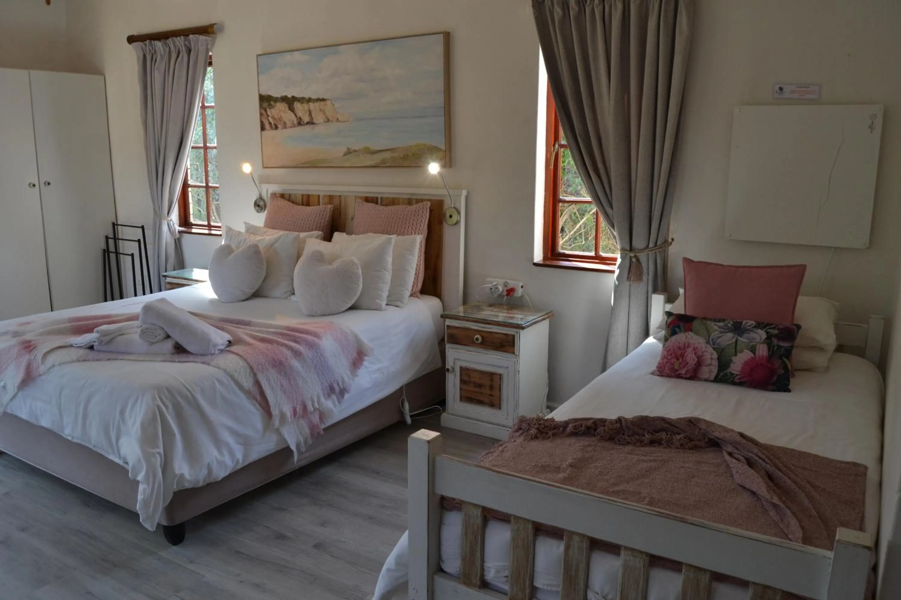 Bed in Storms River Guest Lodge