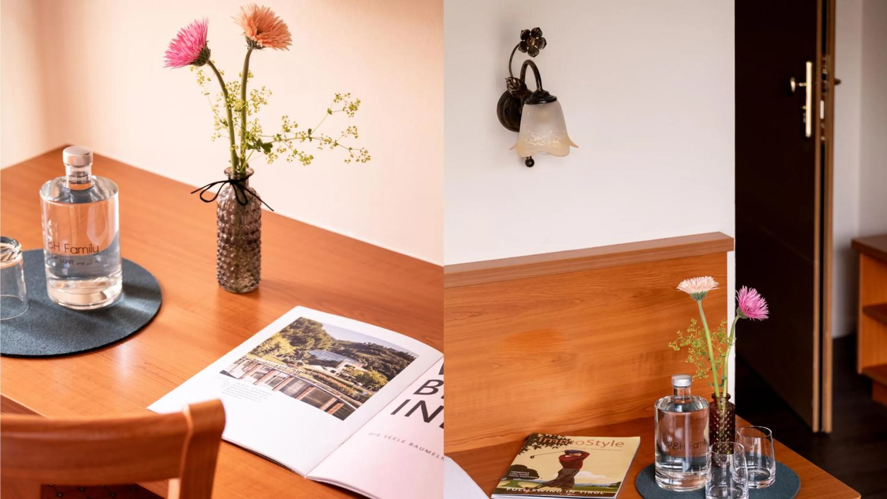 Decorative detail in Hotel Villa Laurus