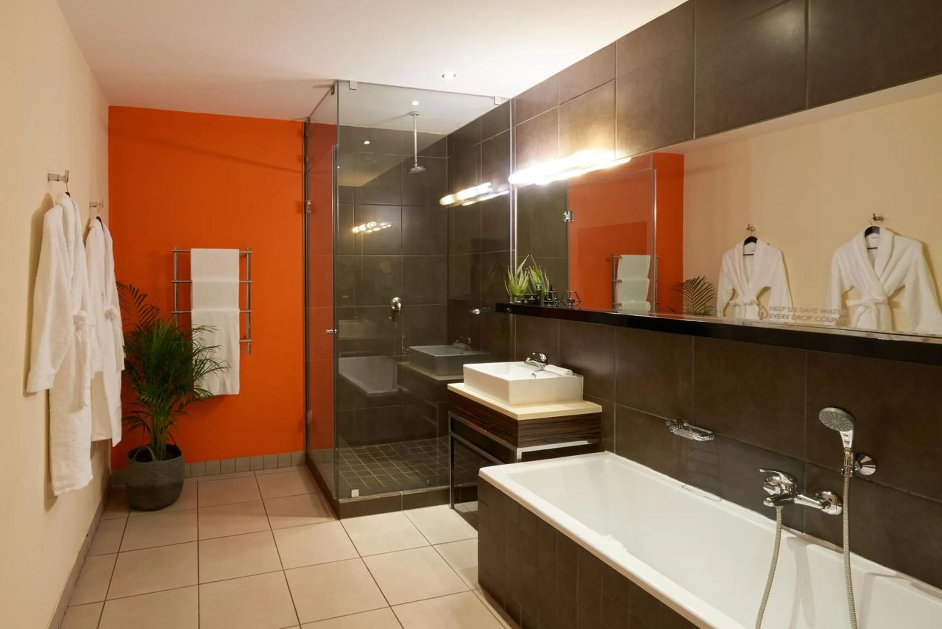 Shower in Thaba Eco Hotel