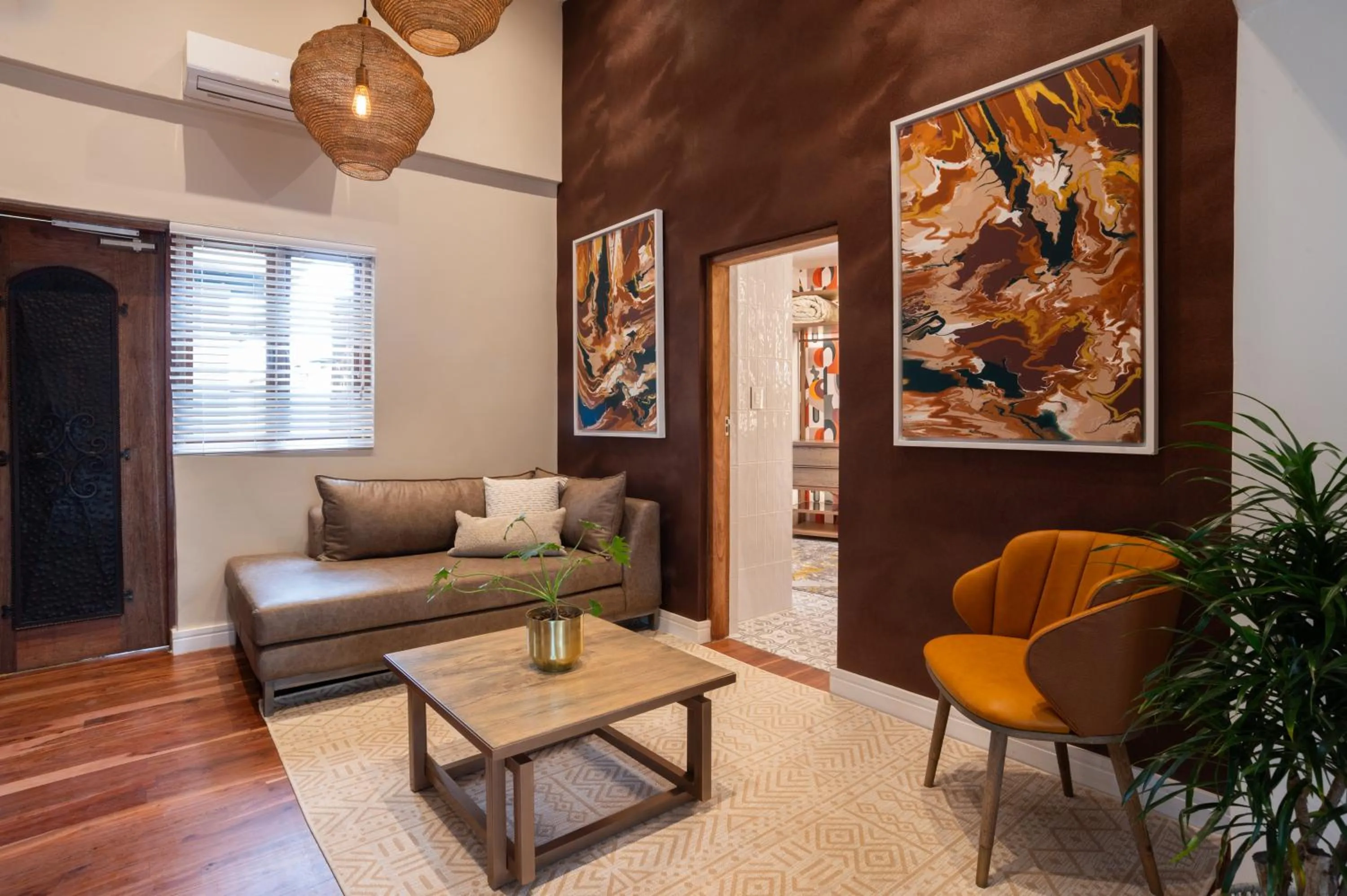 Living room in Thaba Eco Hotel