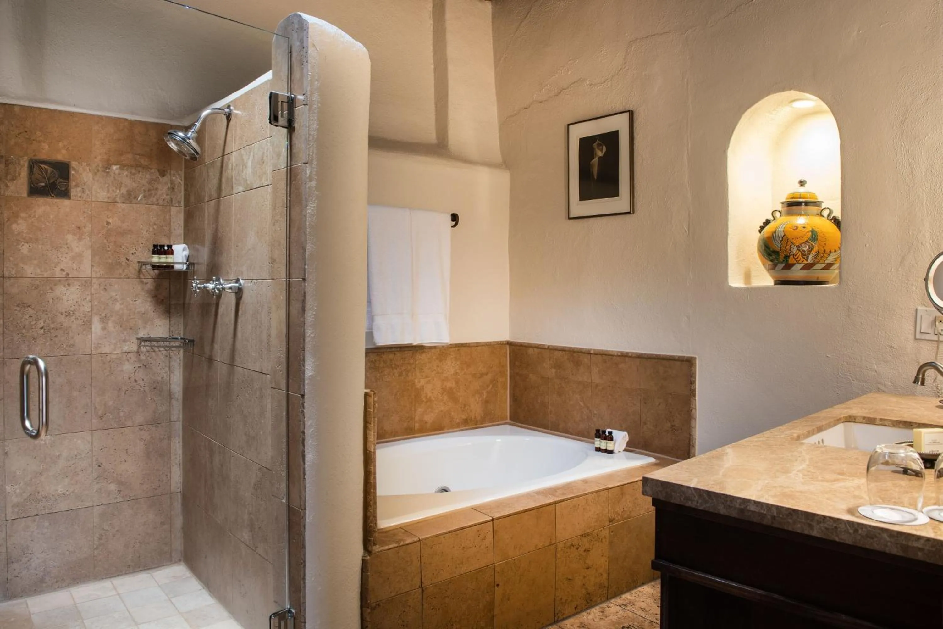 Bathroom in La Posada De Santa Fe, a Tribute Portfolio Resort & Spa