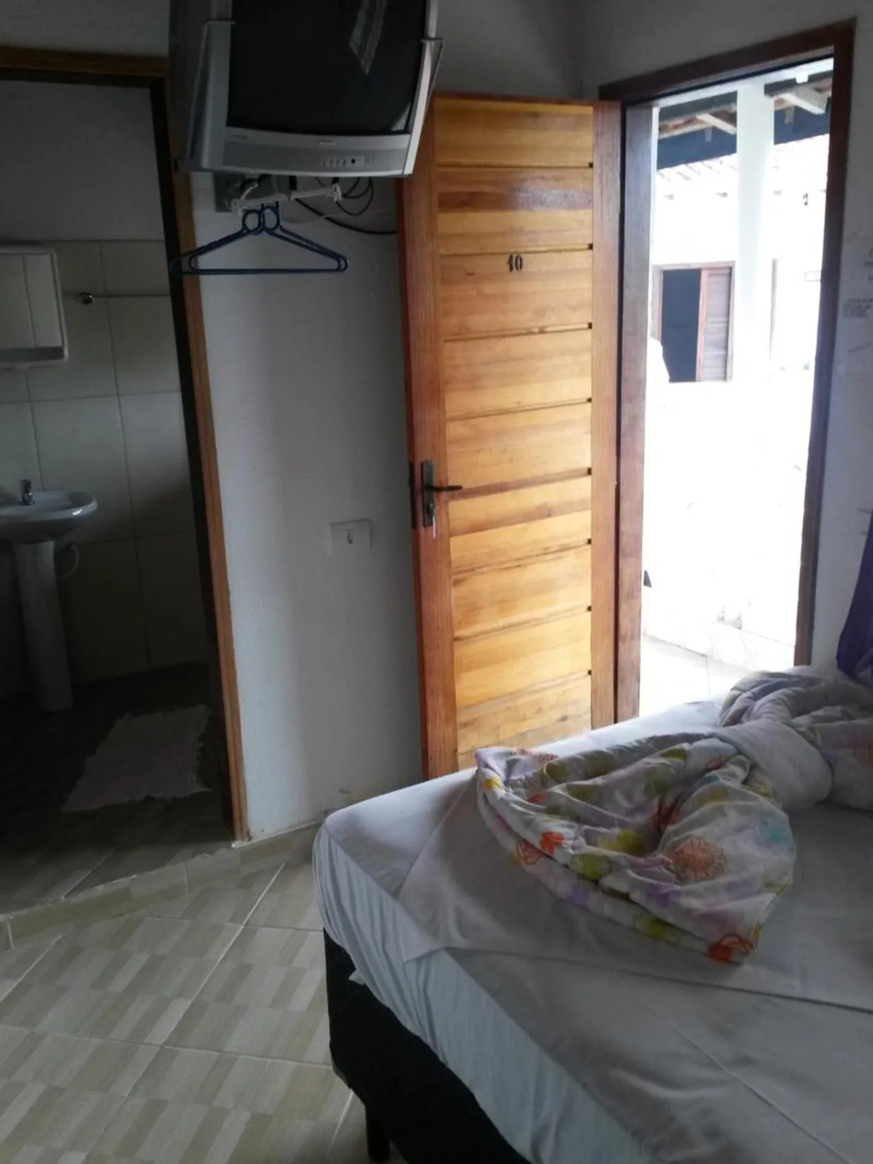 Bed in Pousada Edson