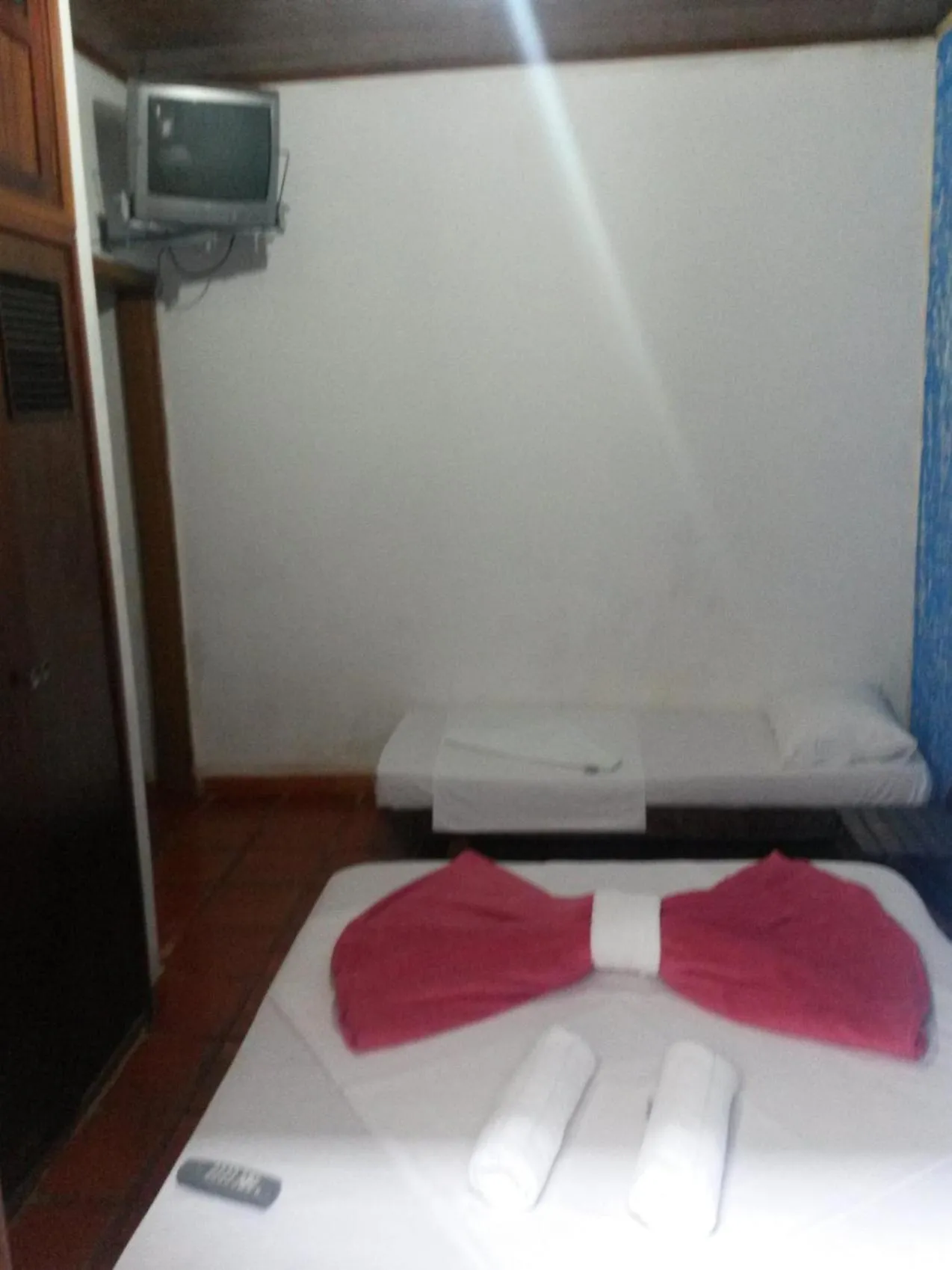 Bed in Pousada Edson