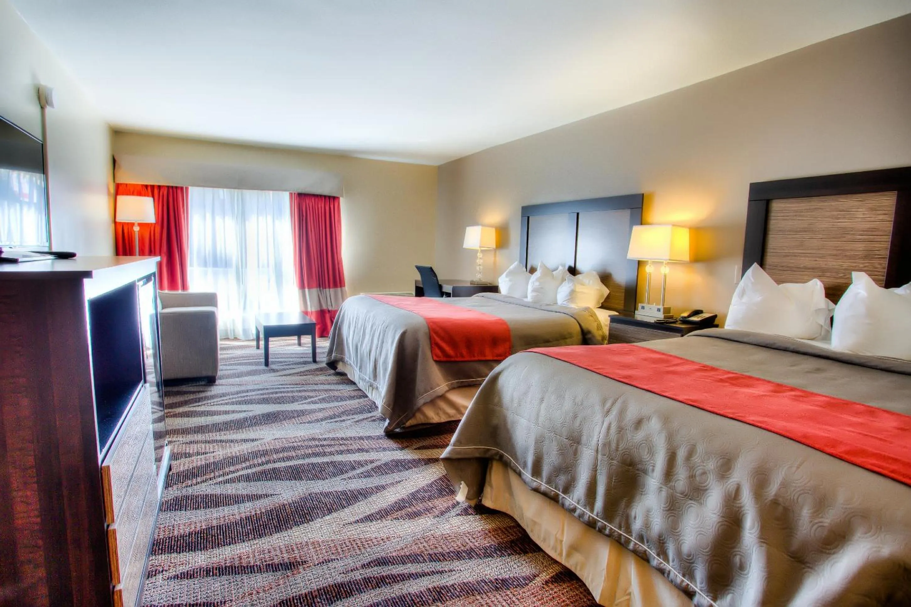 Bed in The Beaucatcher, a Boutique Motel