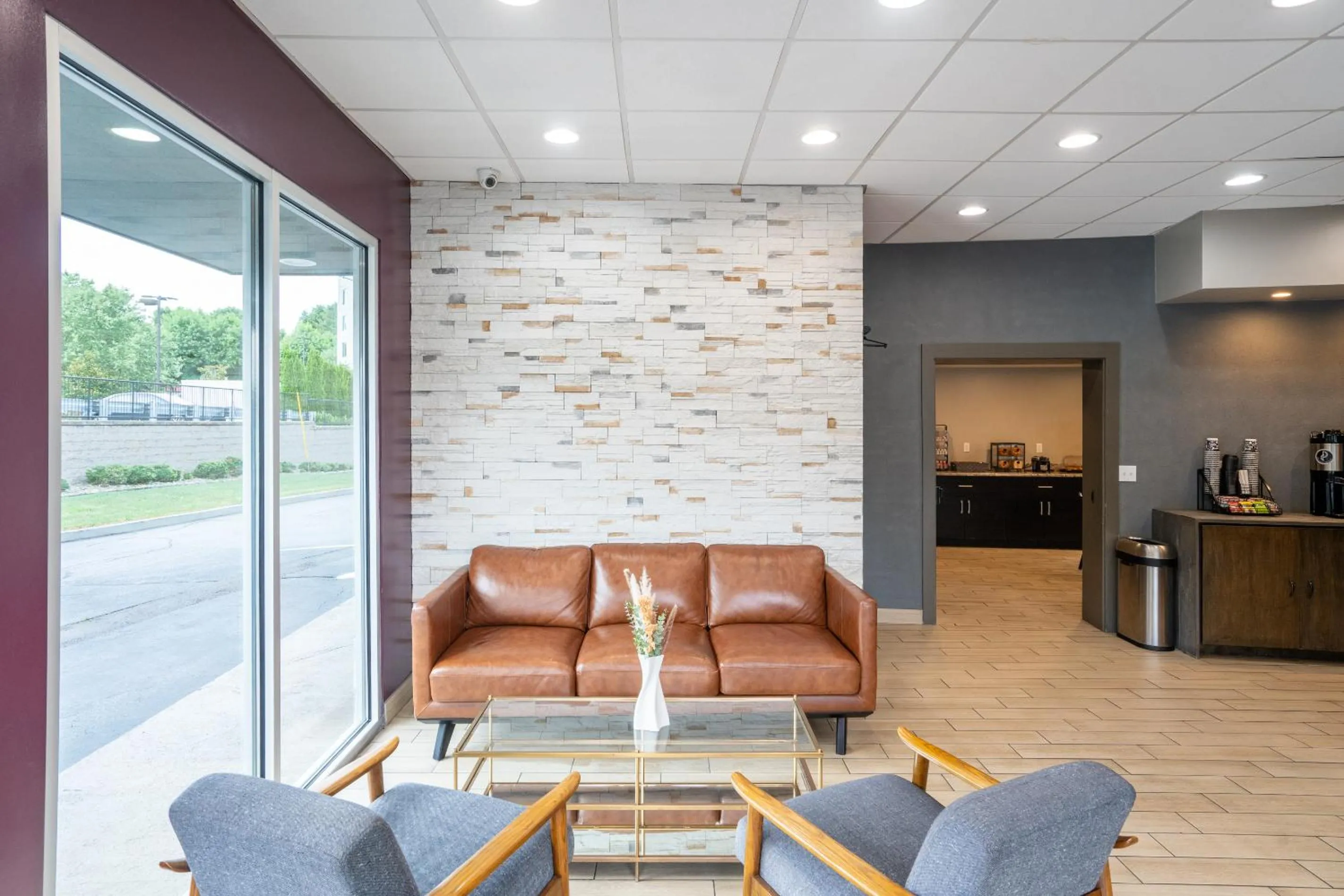 Lobby or reception in The Beaucatcher, a Boutique Motel