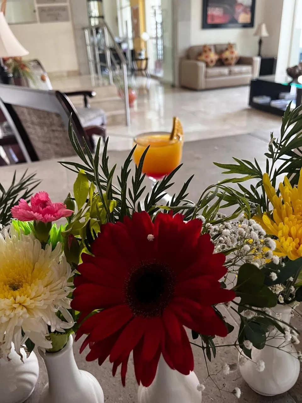 Lobby or reception in Hotel San Carlos Tequisquiapan