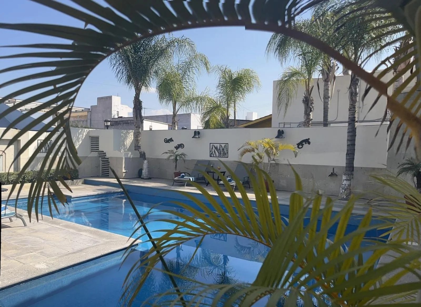 Swimming pool in Hotel San Carlos Tequisquiapan