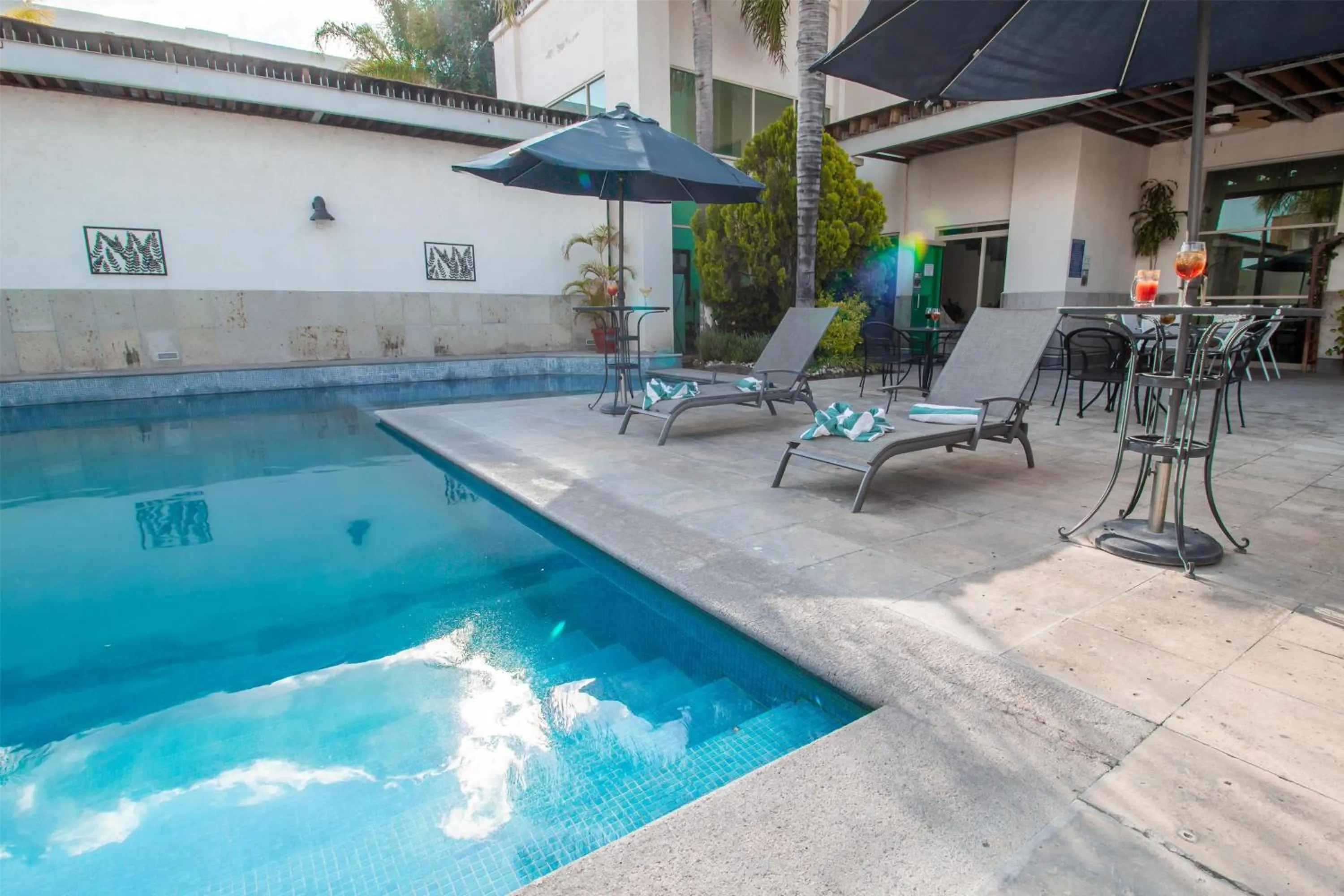 Pool view in Hecthorny San Carlos Tequisquiapan, BW Signature Collection