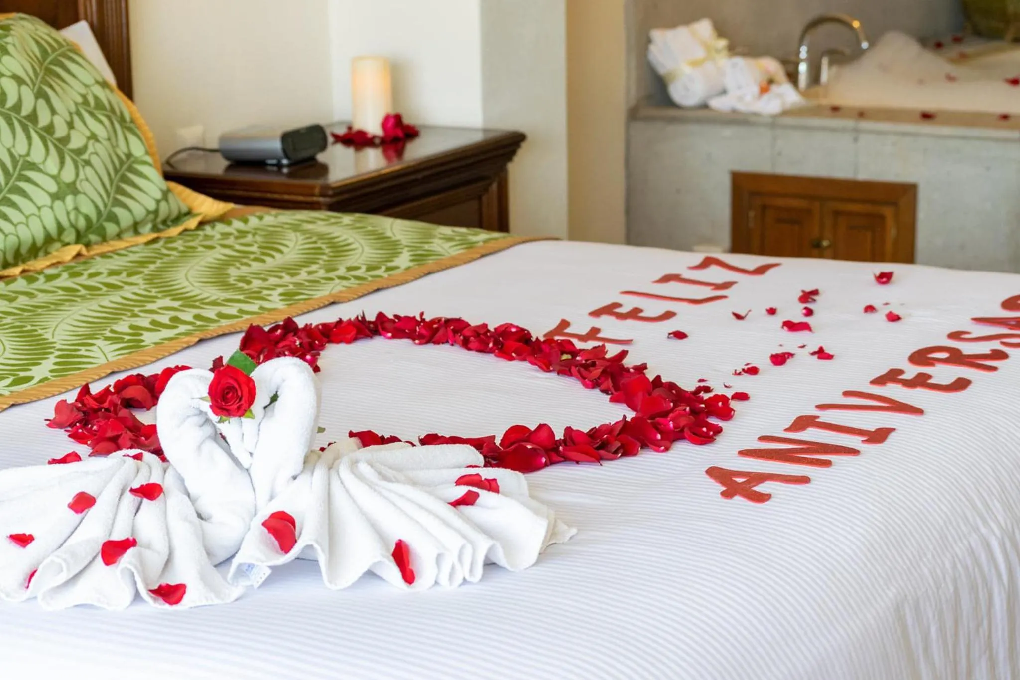 Bed in Hotel San Carlos Tequisquiapan