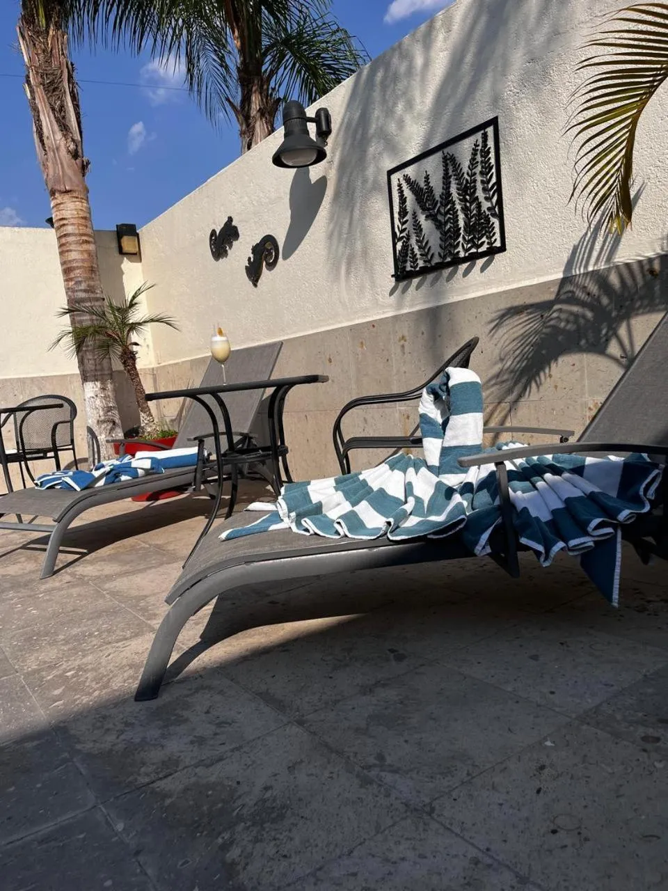 Pool view in Hotel San Carlos Tequisquiapan