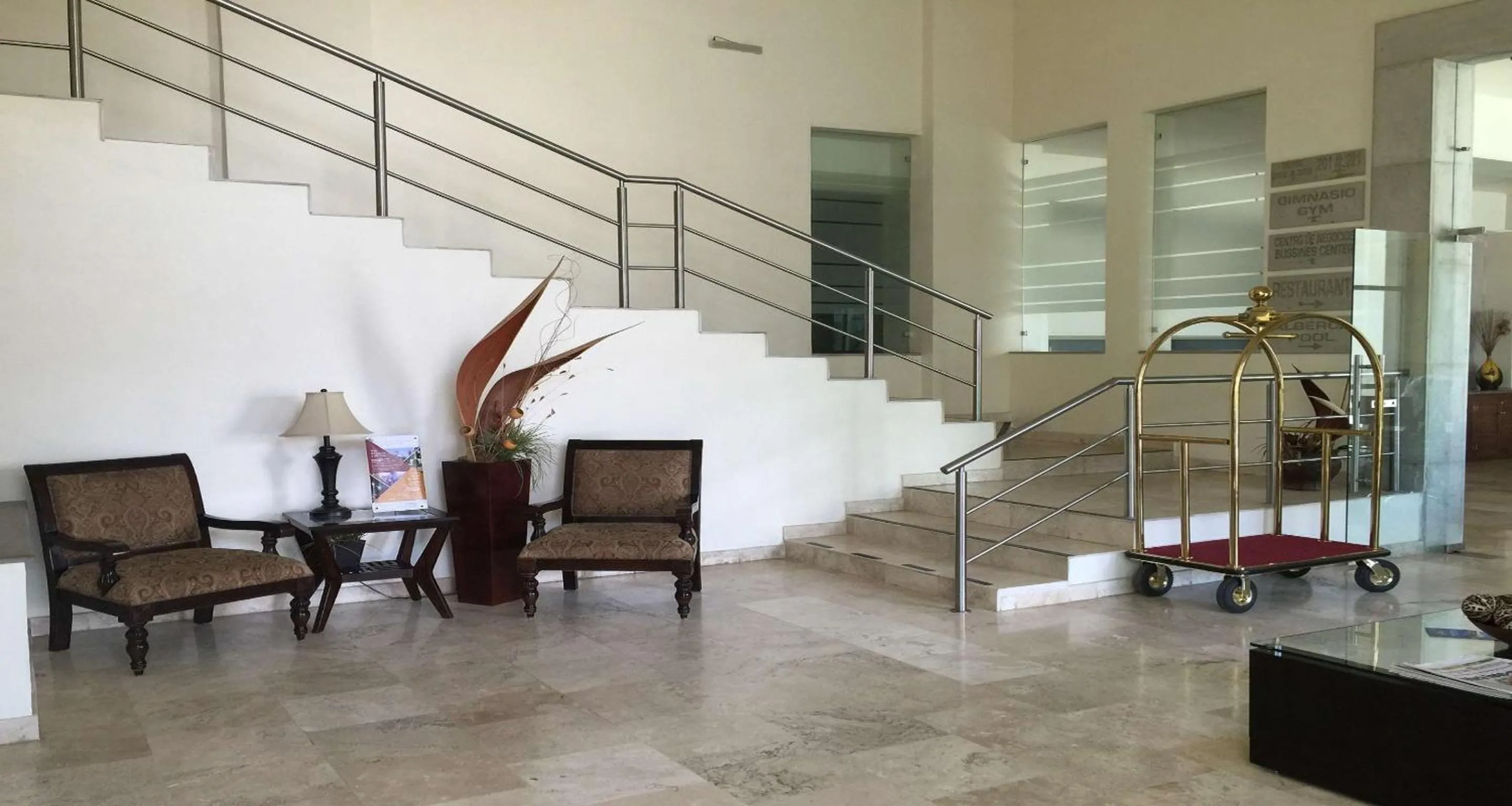 Lobby or reception in Hotel San Carlos Tequisquiapan