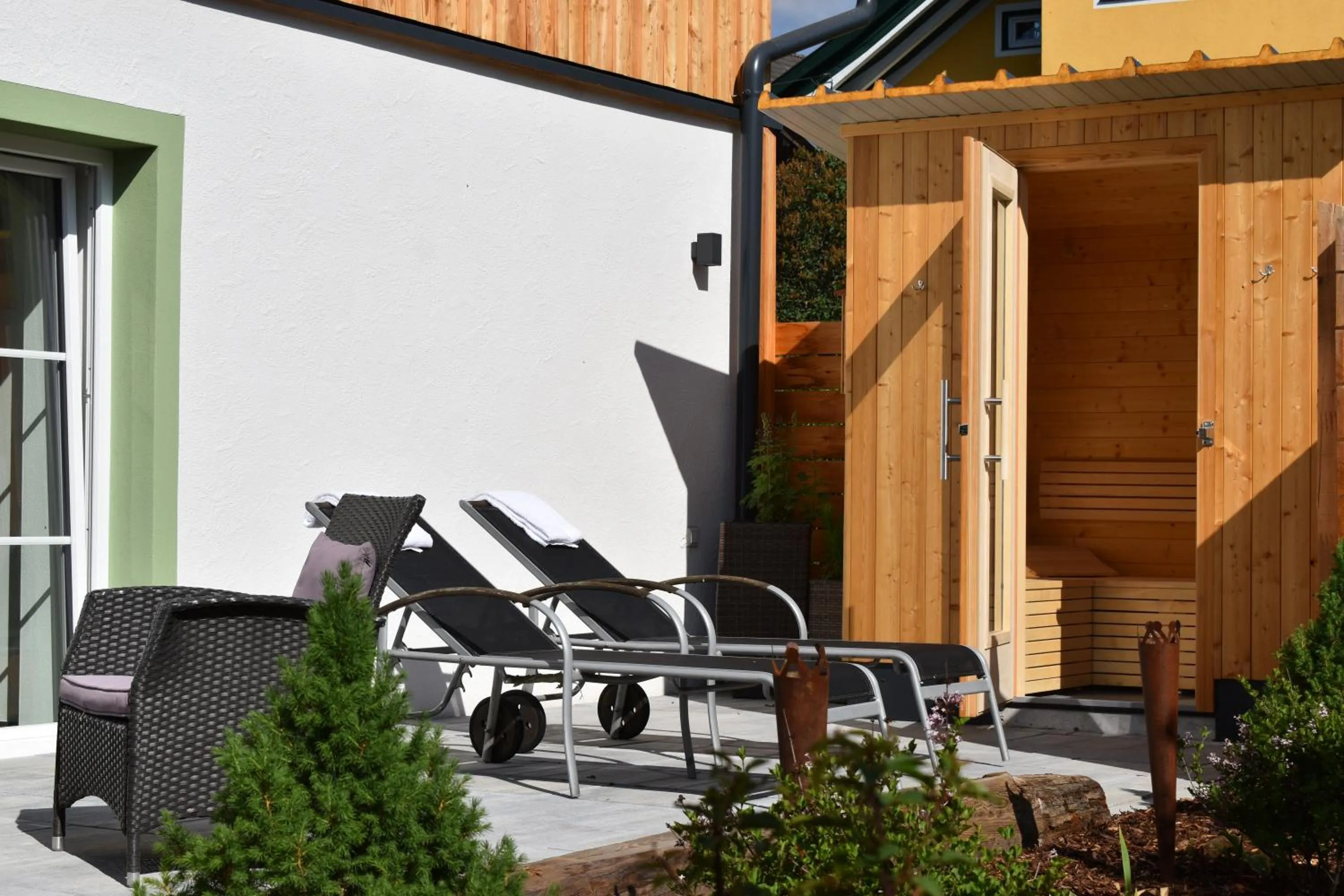 Sauna in Landschützer's Country Suites