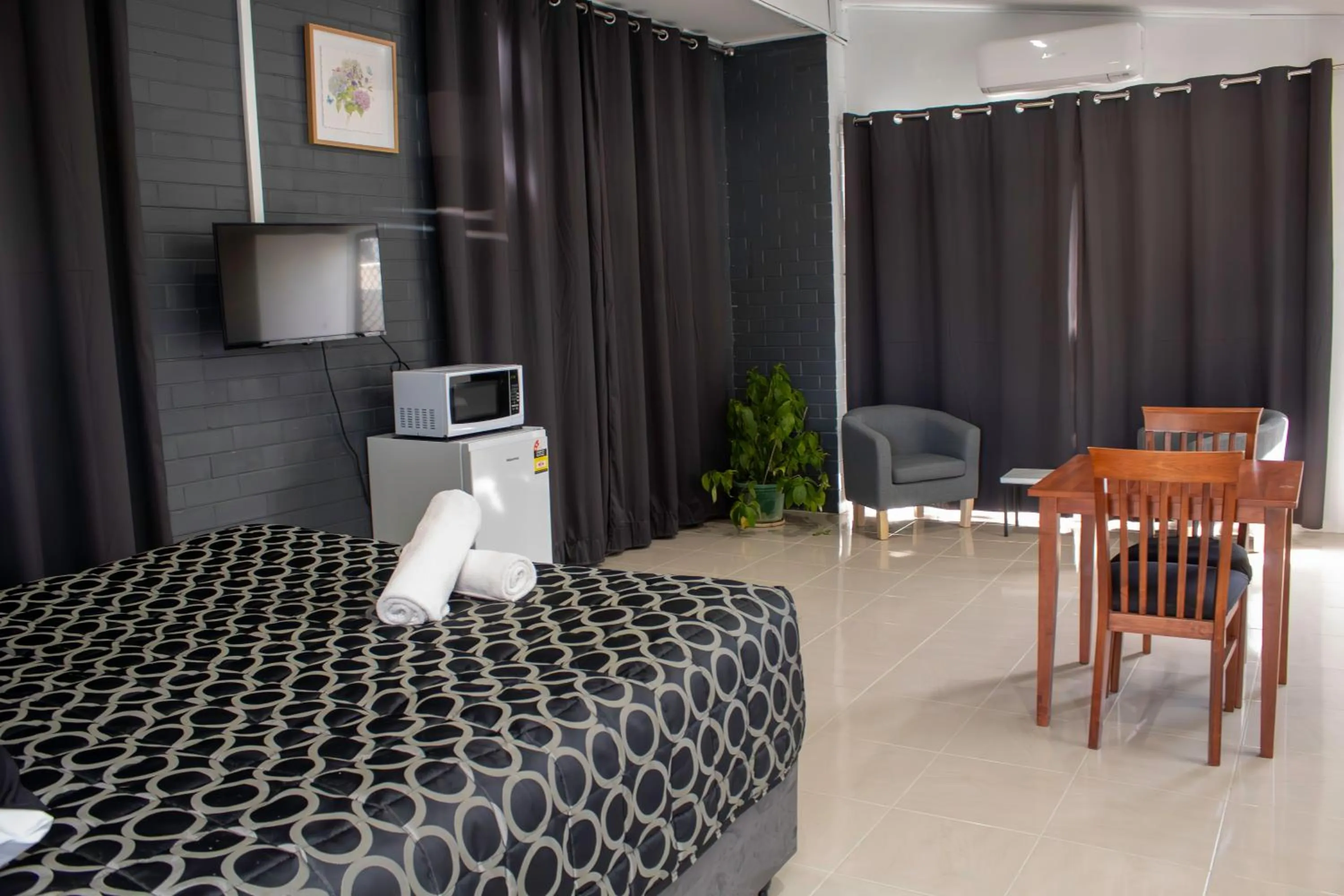 Bedroom, Bed in Wangaratta Motor Inn