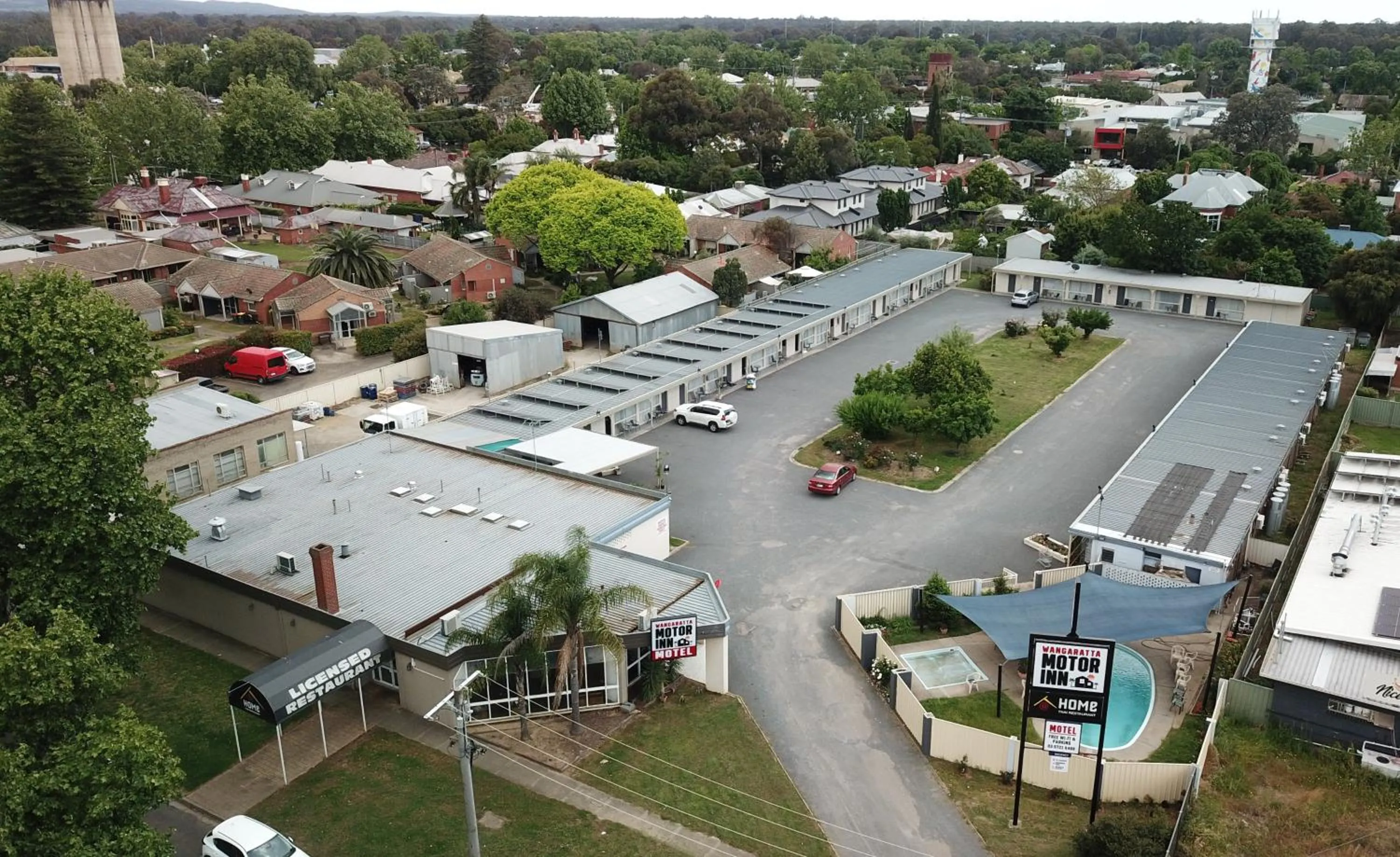 Property building in Wangaratta Motor Inn