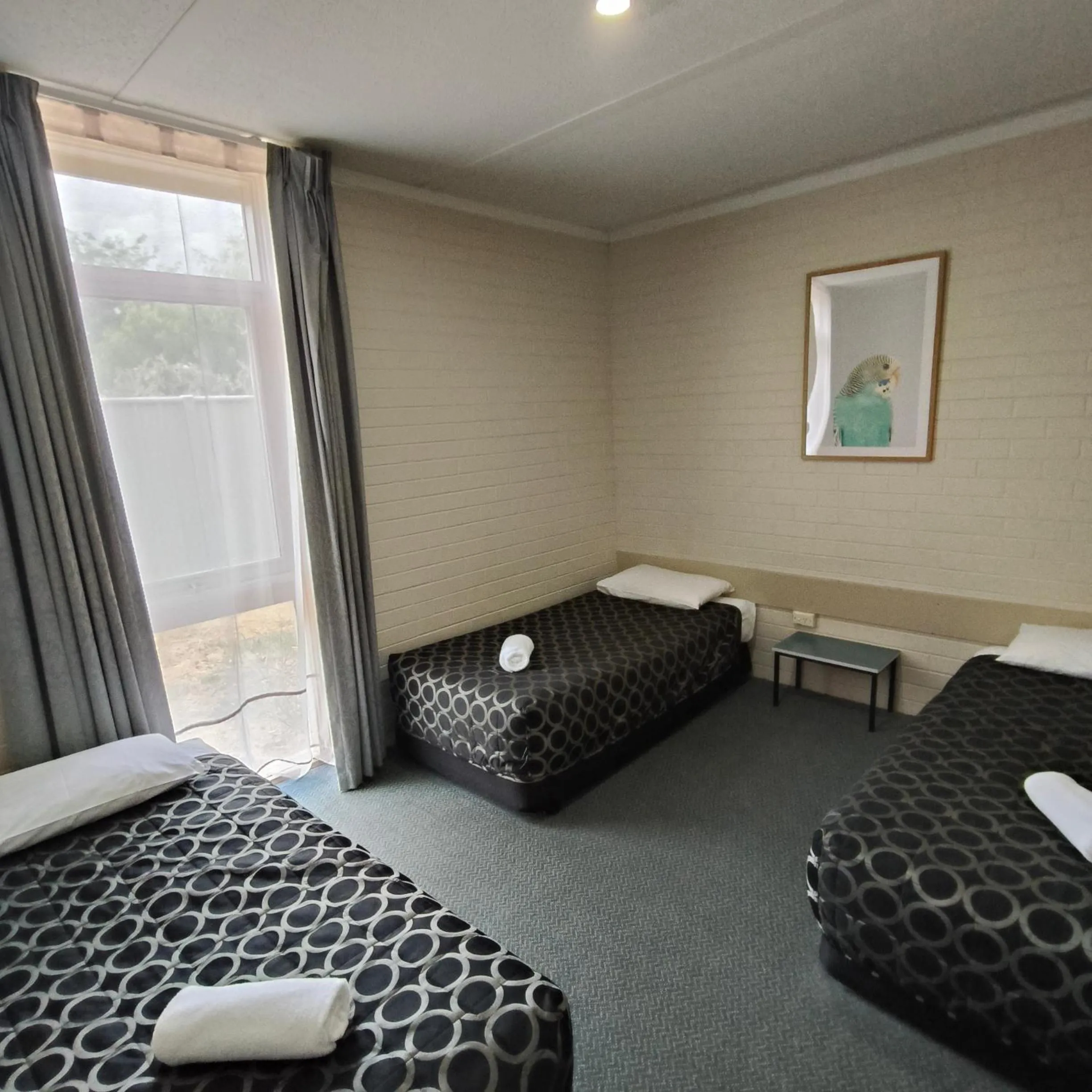 Bed in Wangaratta Motor Inn