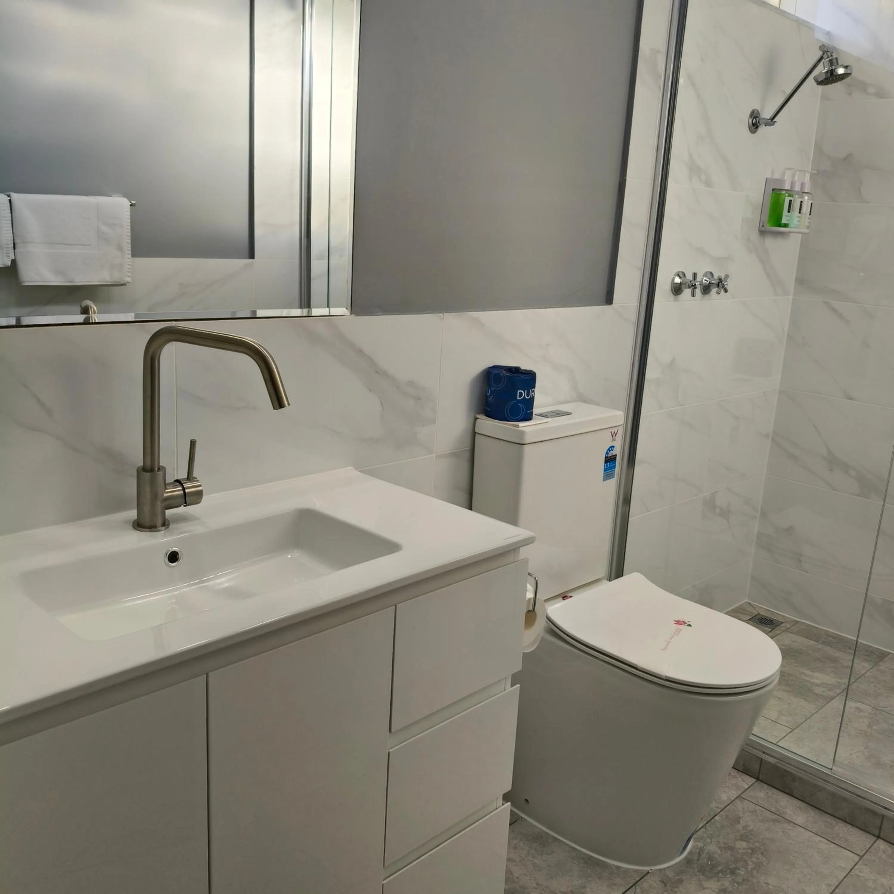 Bathroom in Wangaratta Motor Inn