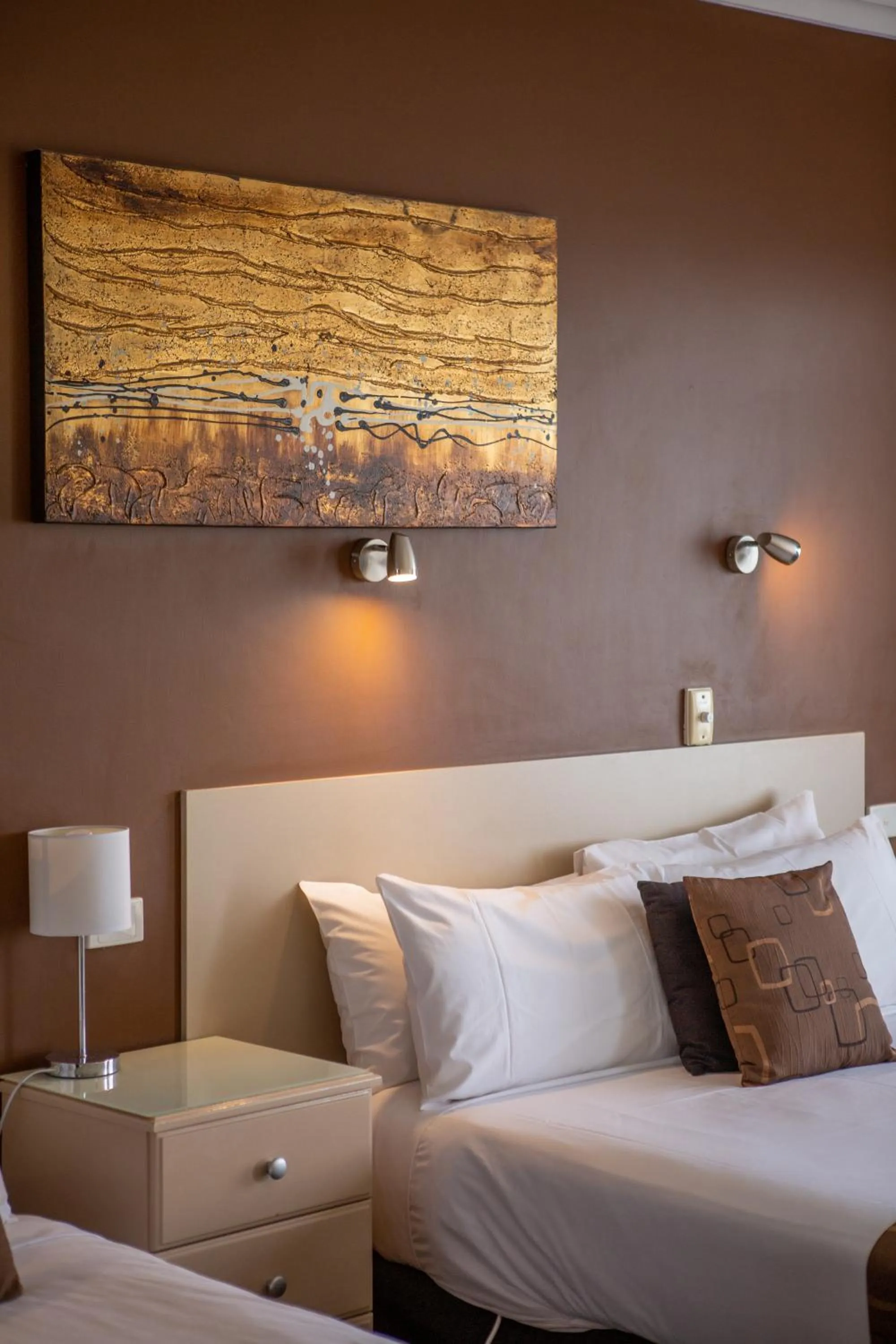 Bedroom, Bed in Lakeview Motel and Apartments