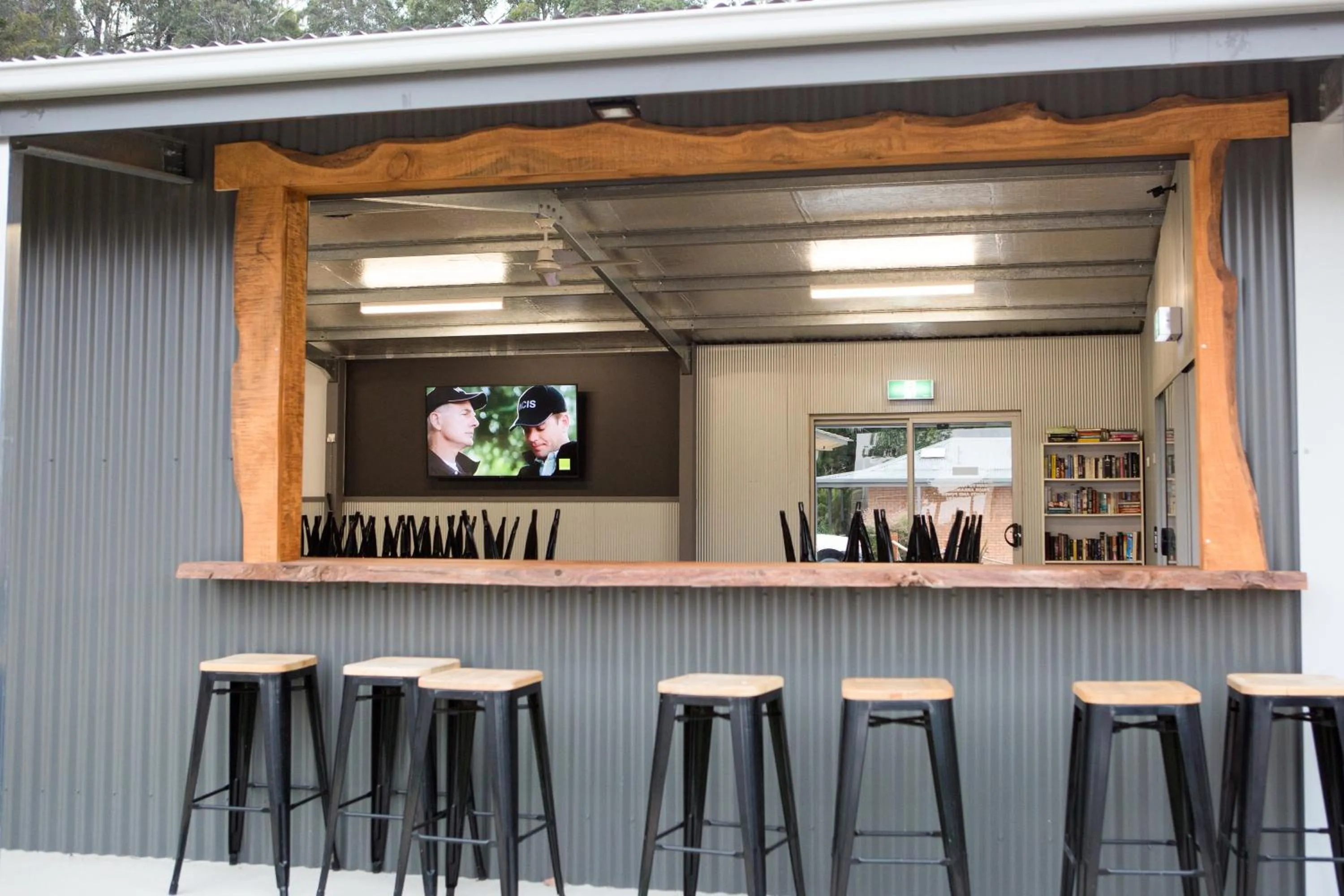 Communal kitchen in Ingenia Holidays Eden Beachfront