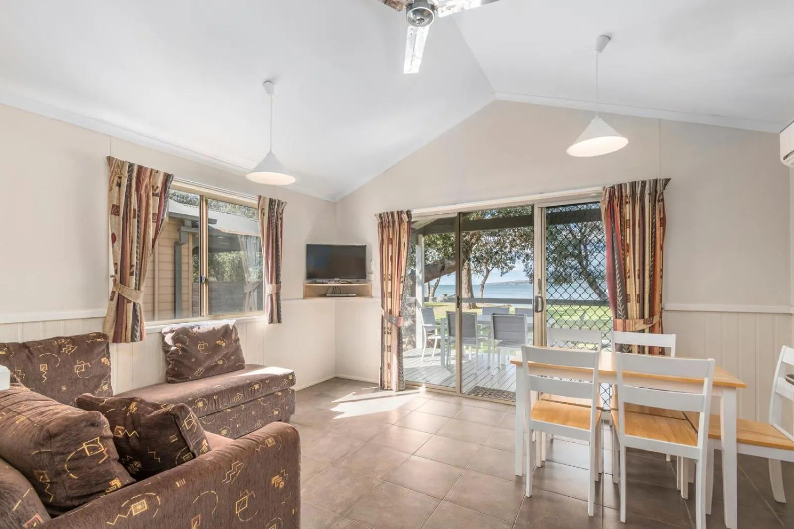 Living room in Ingenia Holidays Eden Beachfront