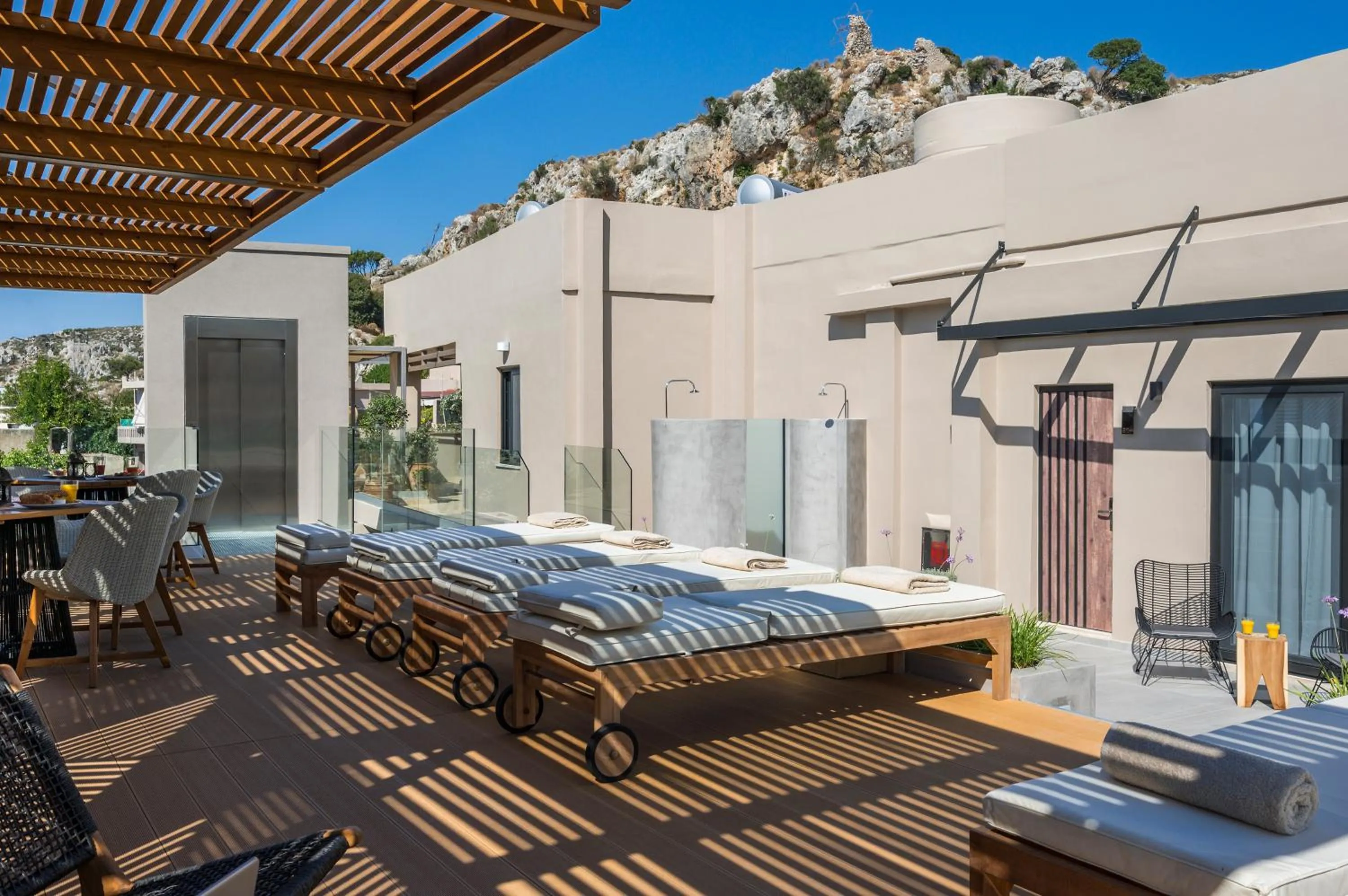 Balcony/Terrace in Casa D'Irene Deluxe Hotel