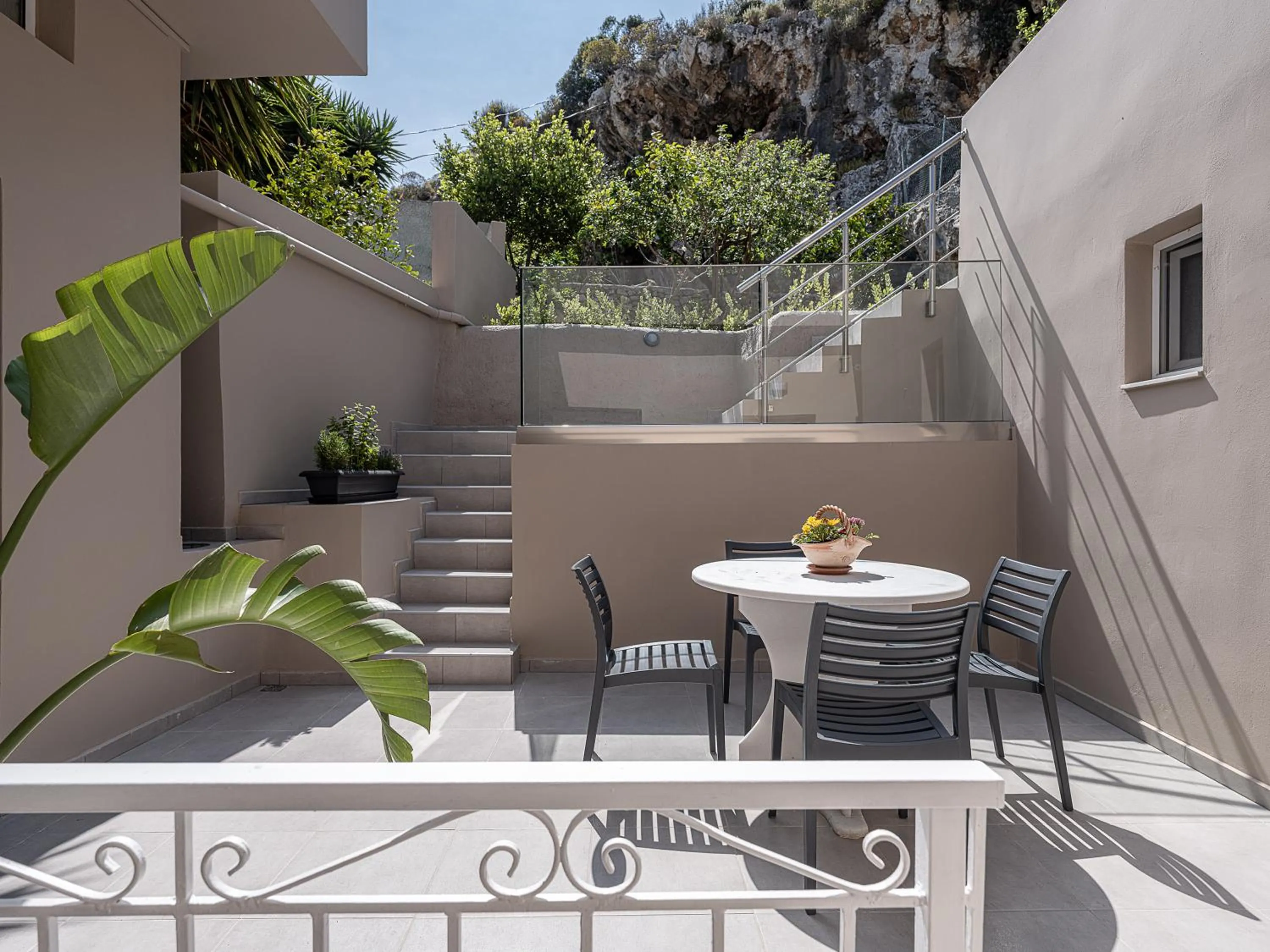 Patio in Casa D'Irene Deluxe Hotel