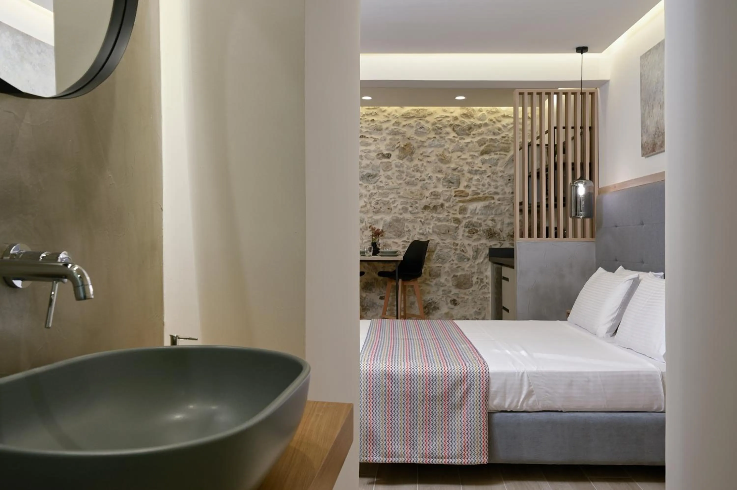 Bathroom, Bed in Casa D'Irene Deluxe Hotel