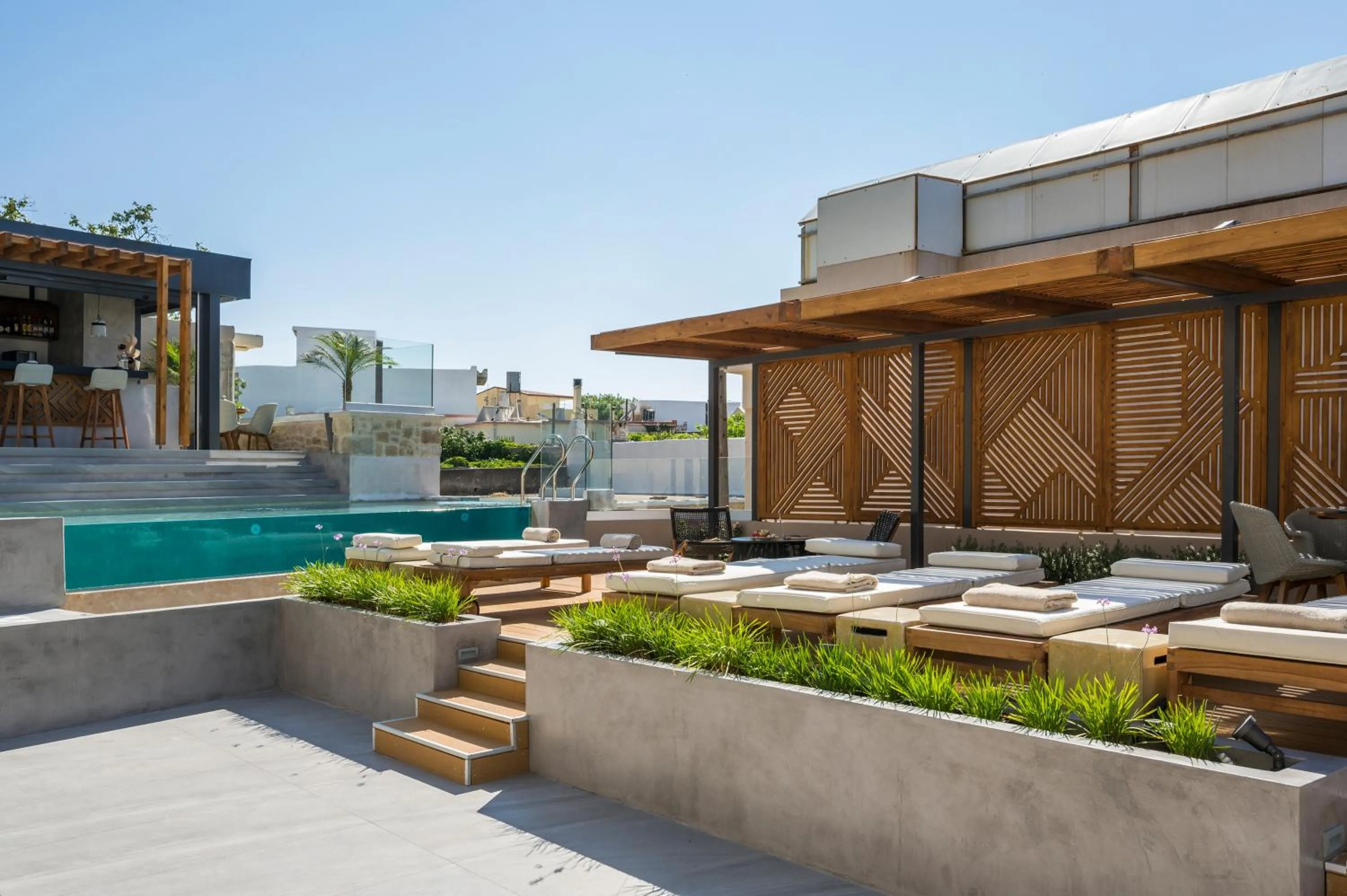 Swimming pool in Casa D'Irene Deluxe Hotel