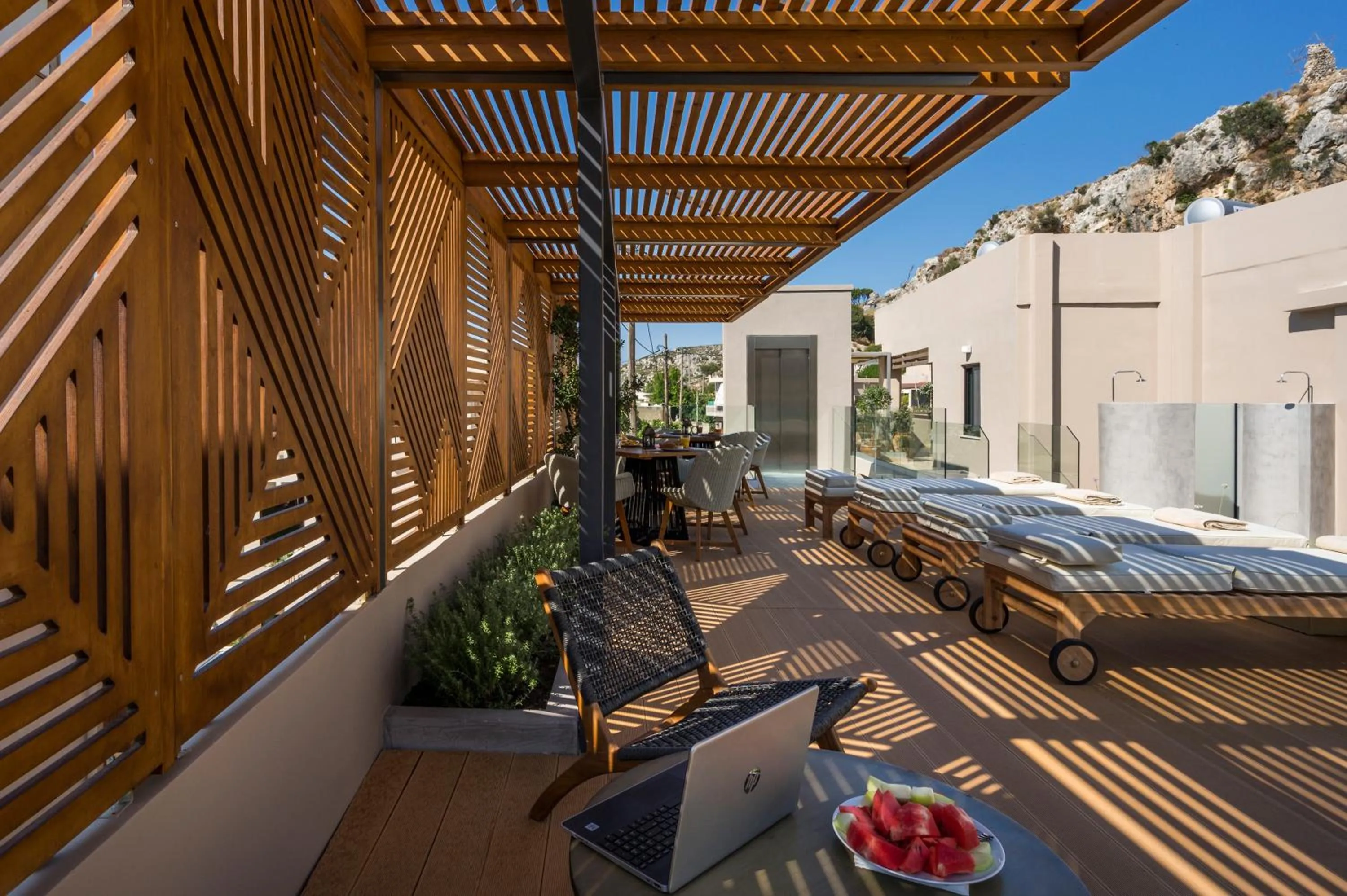Swimming pool in Casa D'Irene Deluxe Hotel
