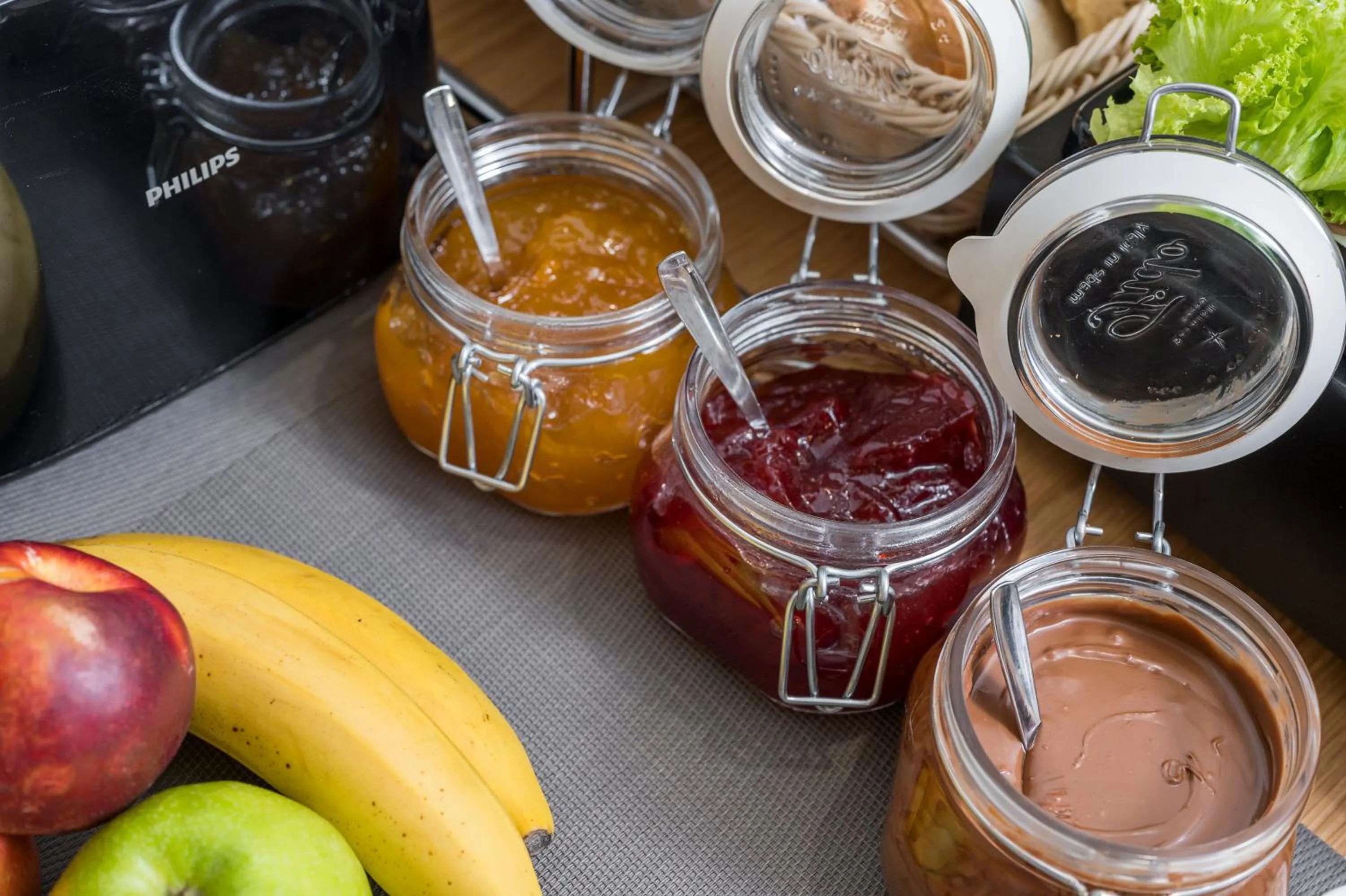 Food and drinks in Casa D'Irene Deluxe Hotel