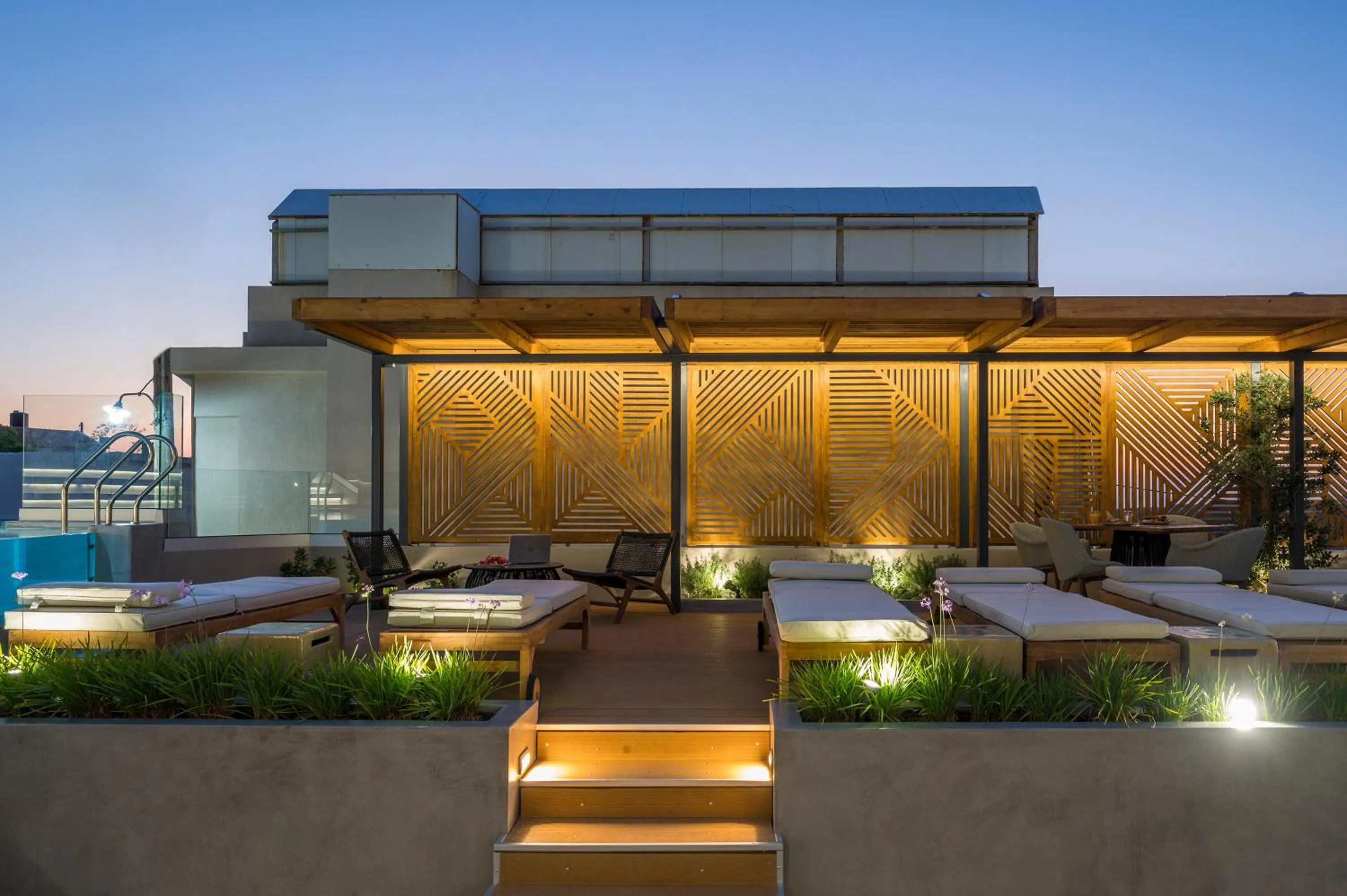 Swimming pool in Casa D'Irene Deluxe Hotel