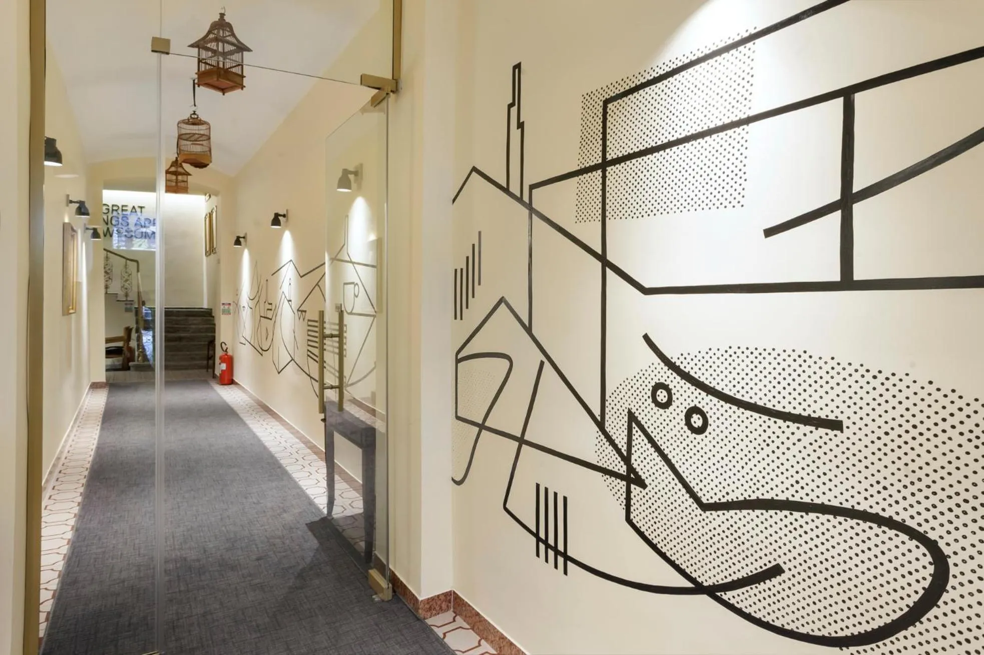 Decorative detail in SuperB Luxury Suites