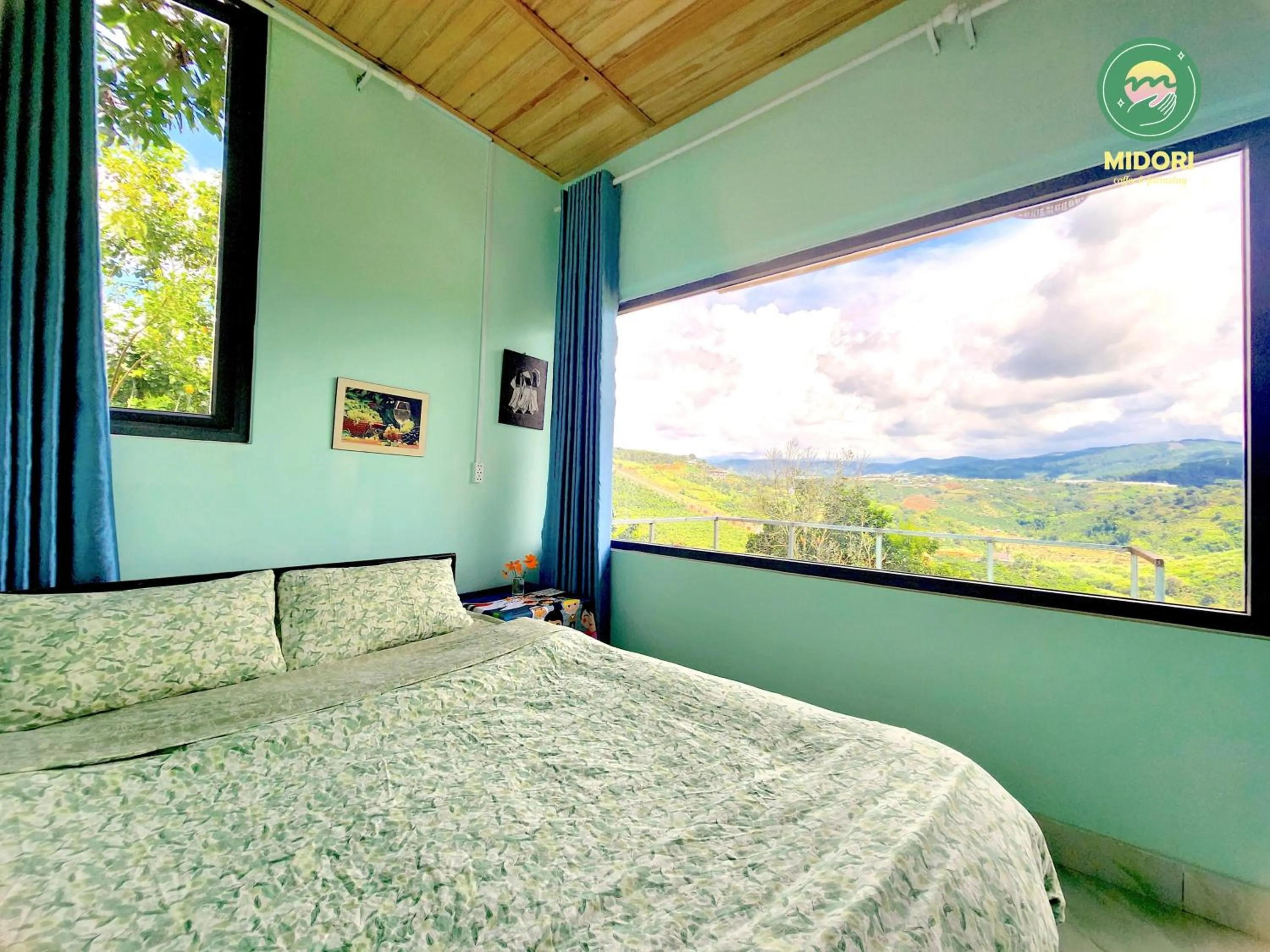 Natural landscape, Bed in Midori Heritage Coffee Farm