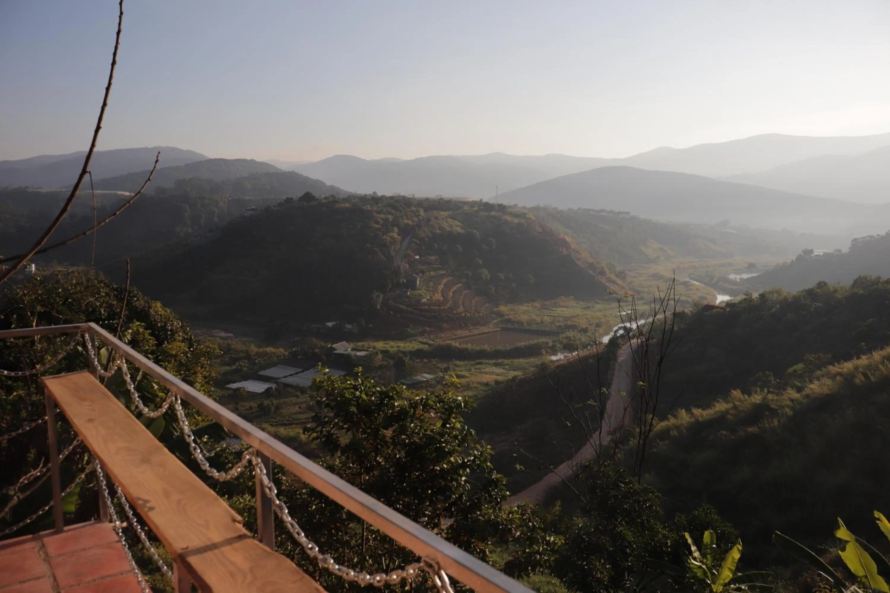 Natural landscape in Midori Heritage Coffee Farm