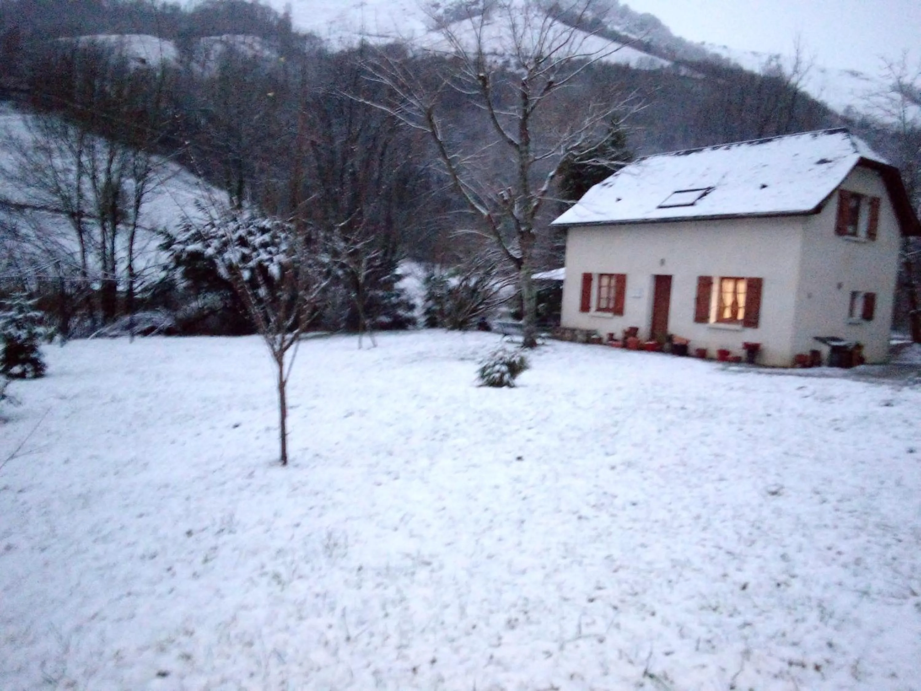 Mountain view in chambre chez sylvie