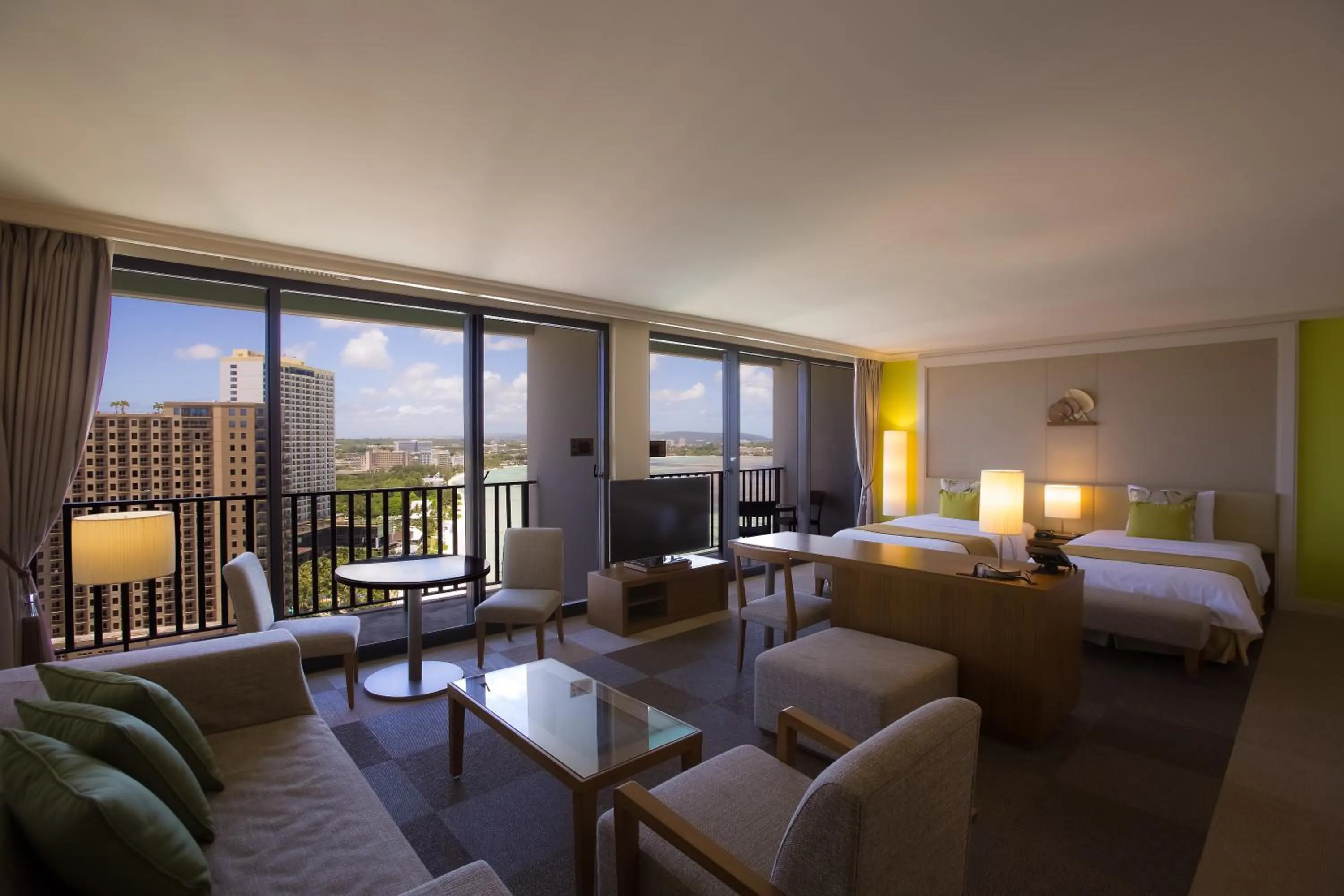 Photo of the whole room, Bed in Guam Reef Hotel