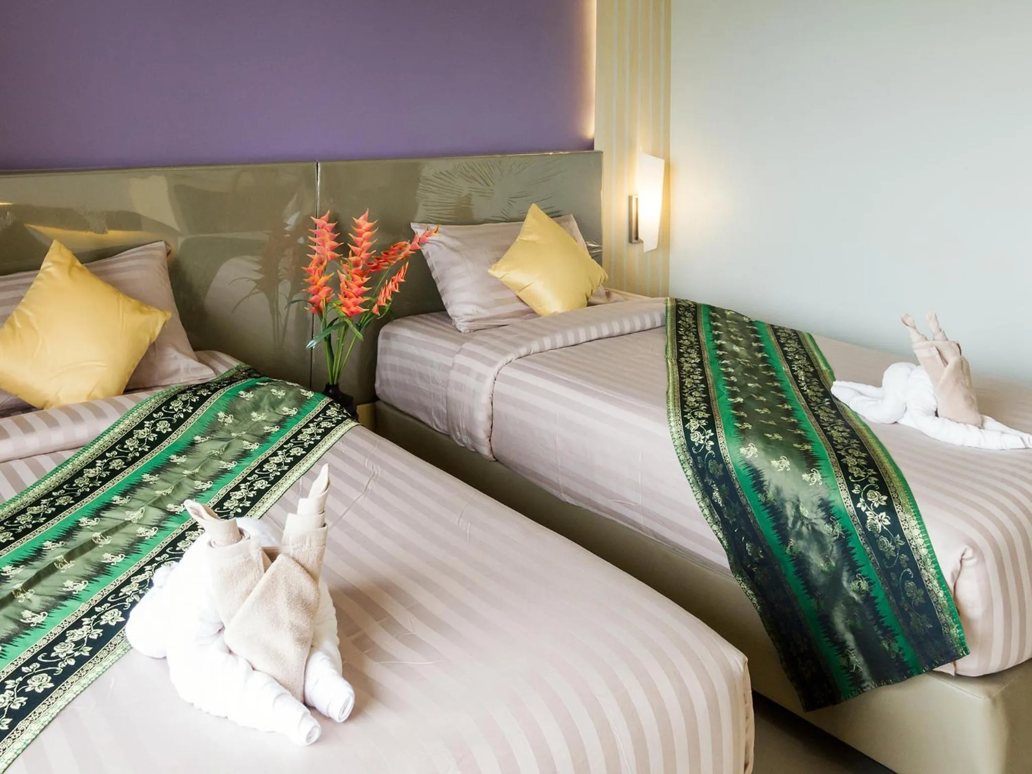 Bedroom, Bed in Silom Boutique Hotel Hatyai