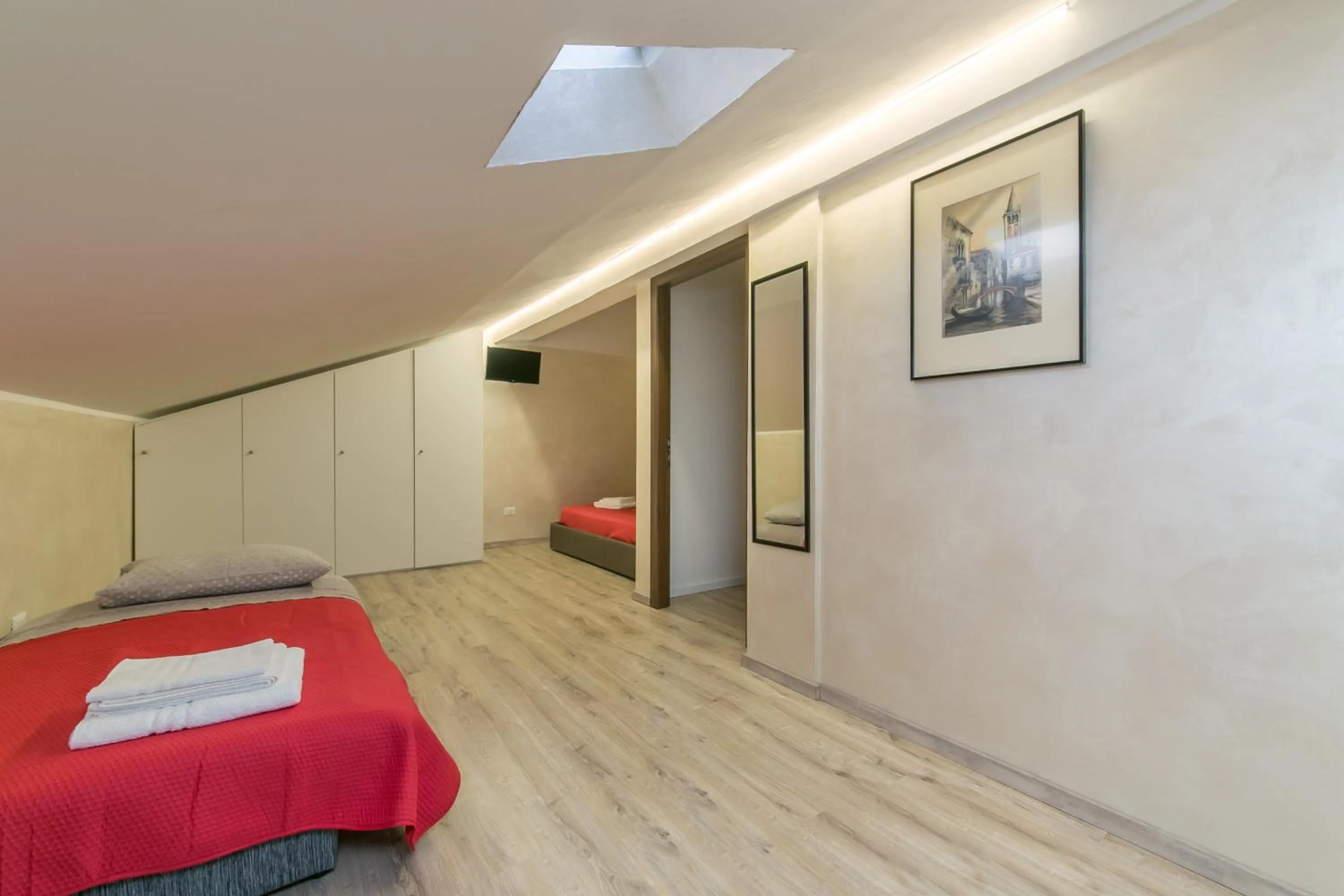 Bed in Red Lion Guest House