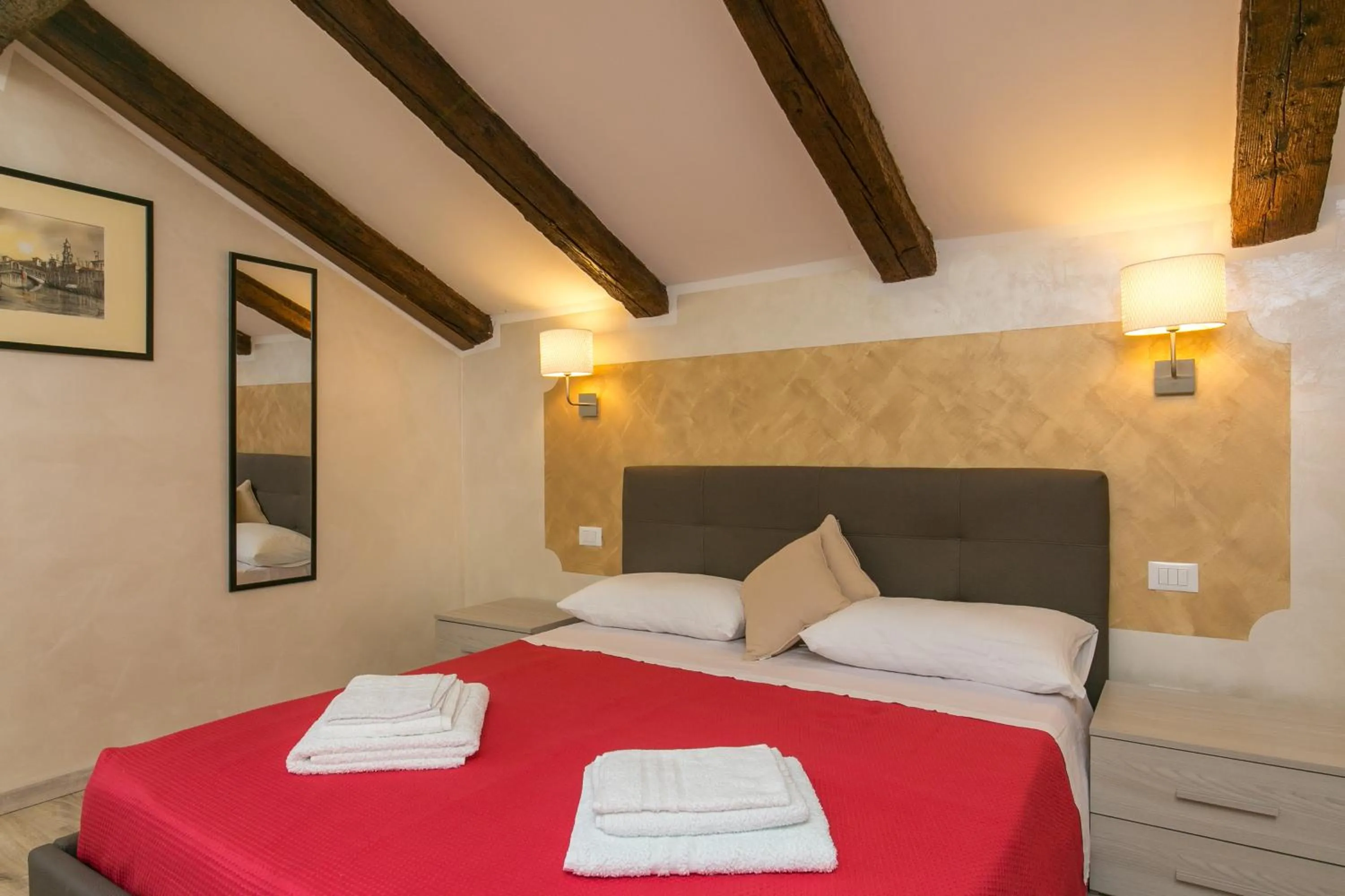 Bed in Red Lion Guest House