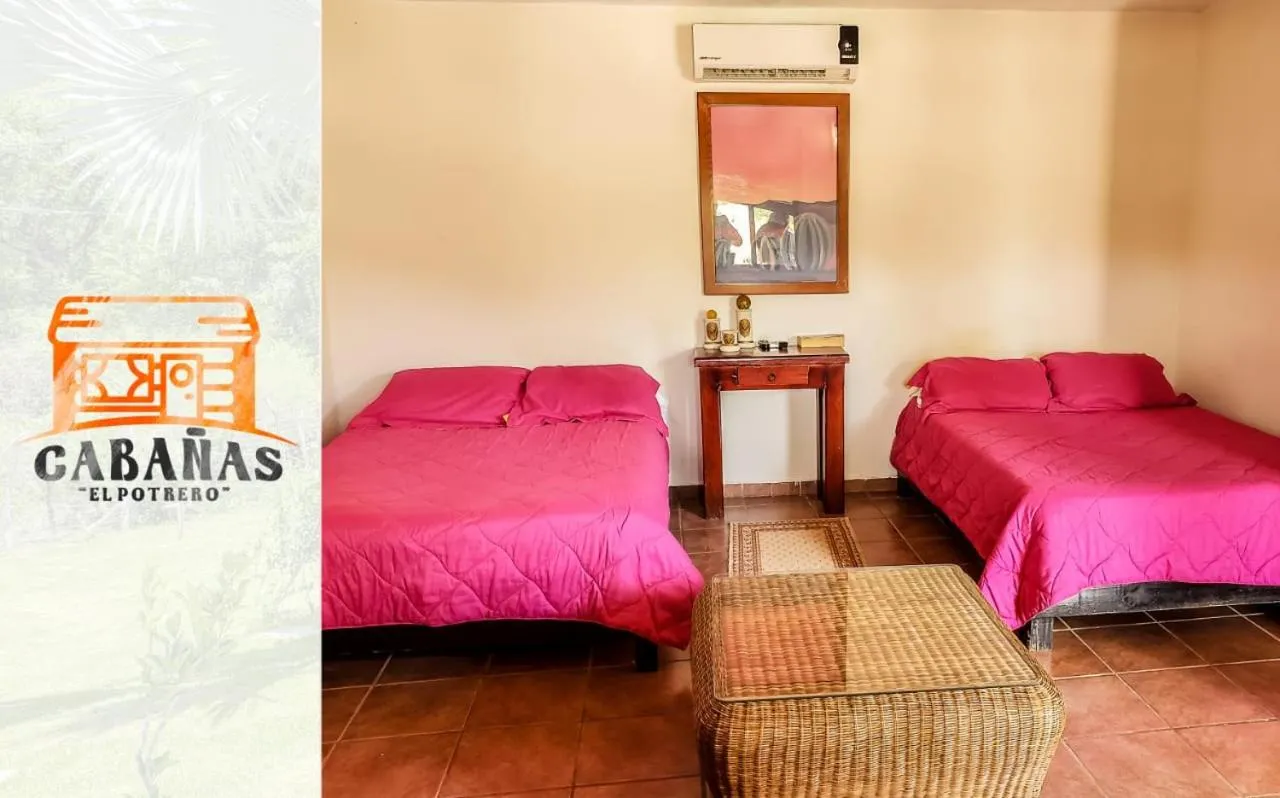 Bed in Cabañas El Potrero