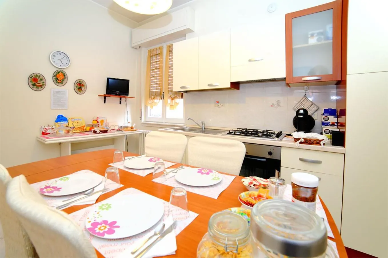 Kitchen or kitchenette in B&B PONTEVECCHIO