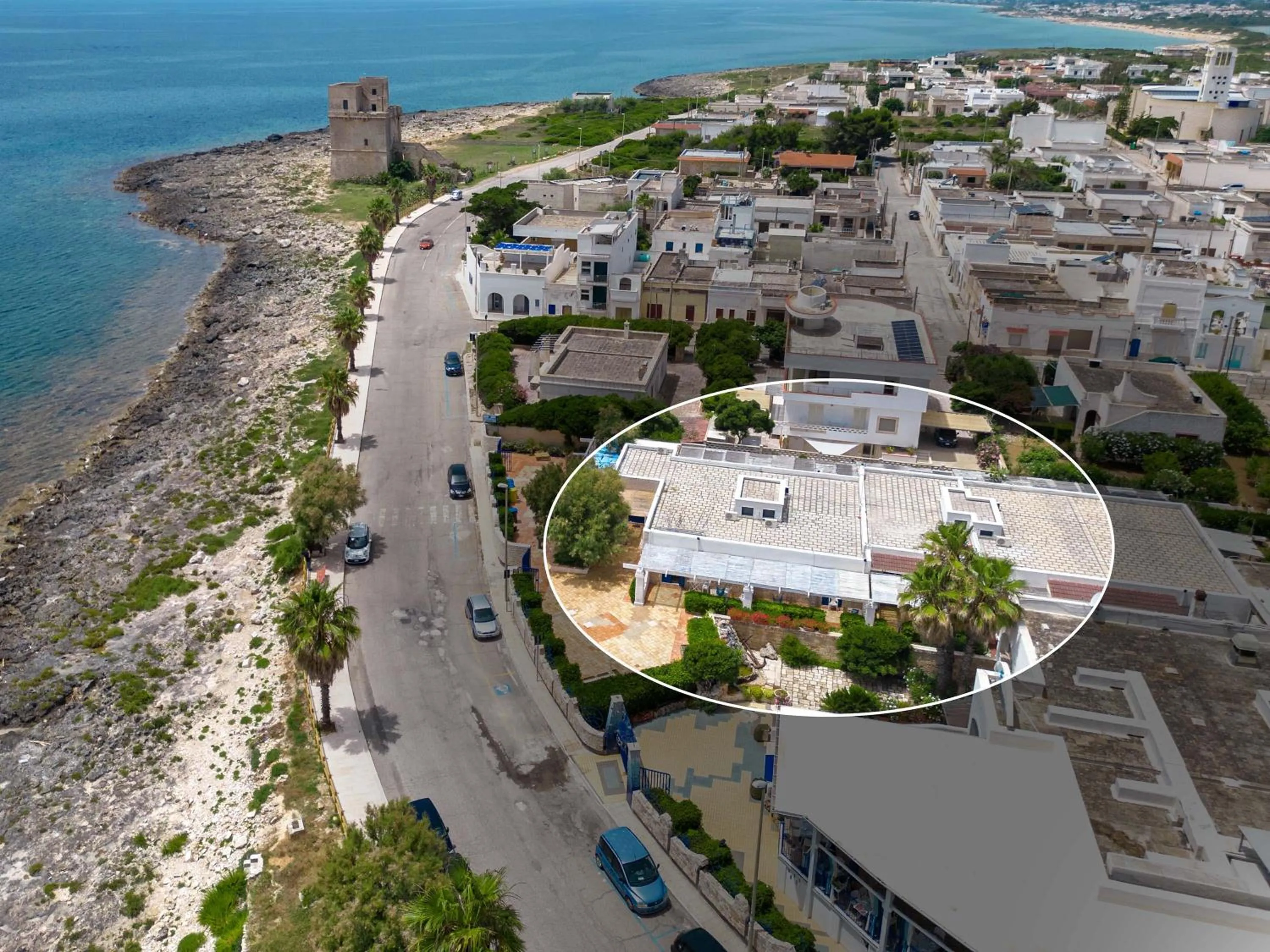 Bird's eye view in Residence La Scogliera