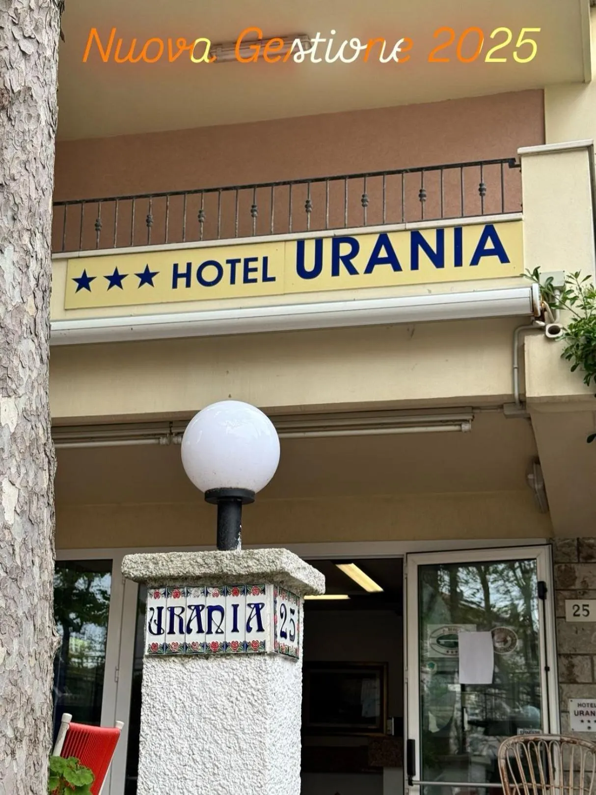Property logo or sign in Hotel Urania Nuova Gestione