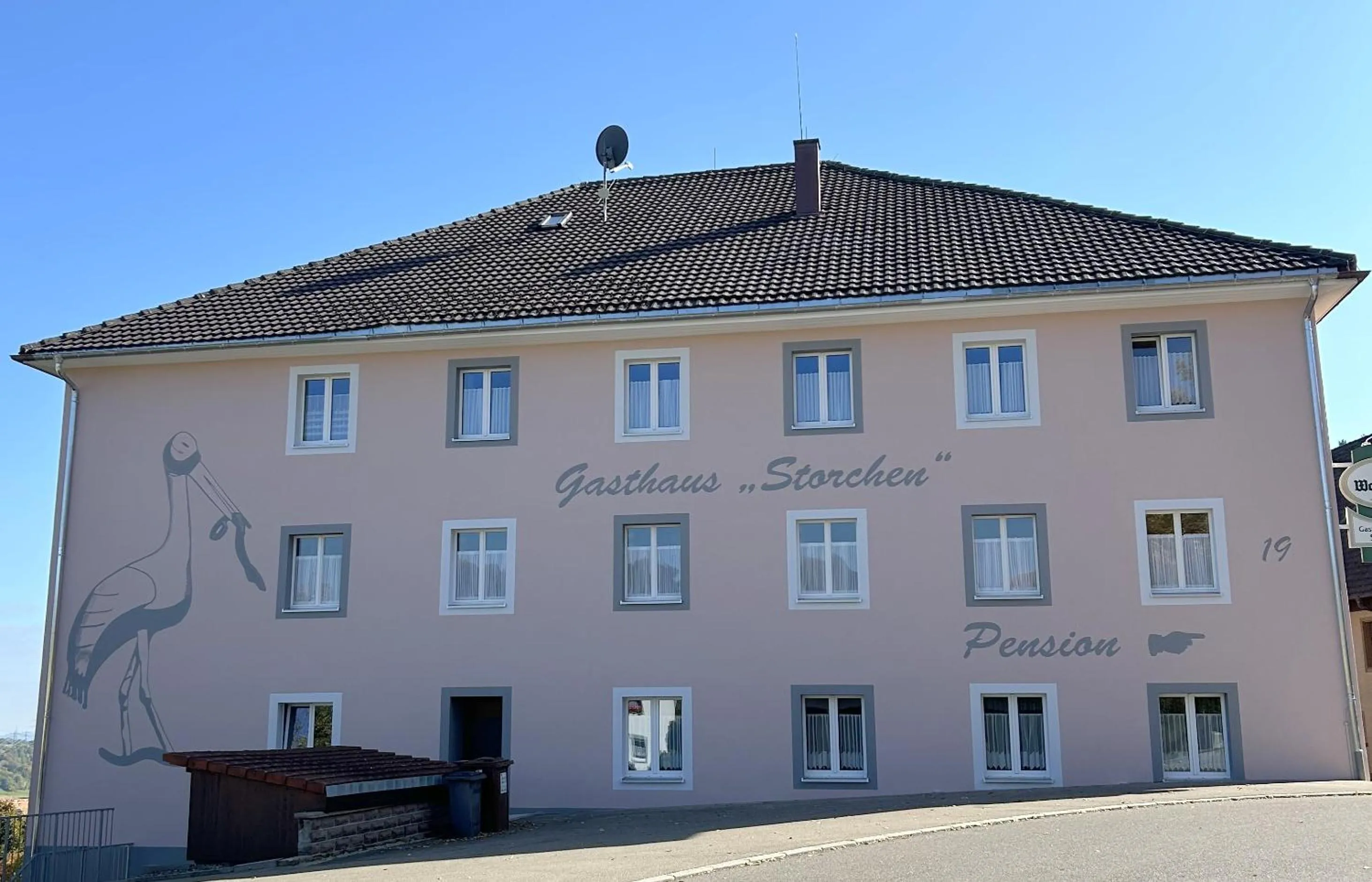 Property building in Gasthaus Storchen