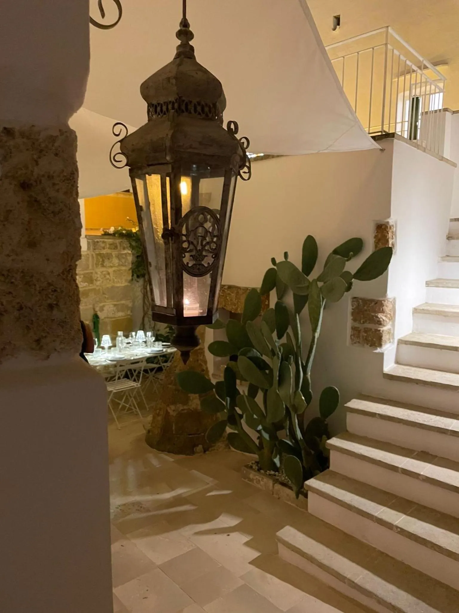 Inner courtyard view in Agata Salento Luxury Home