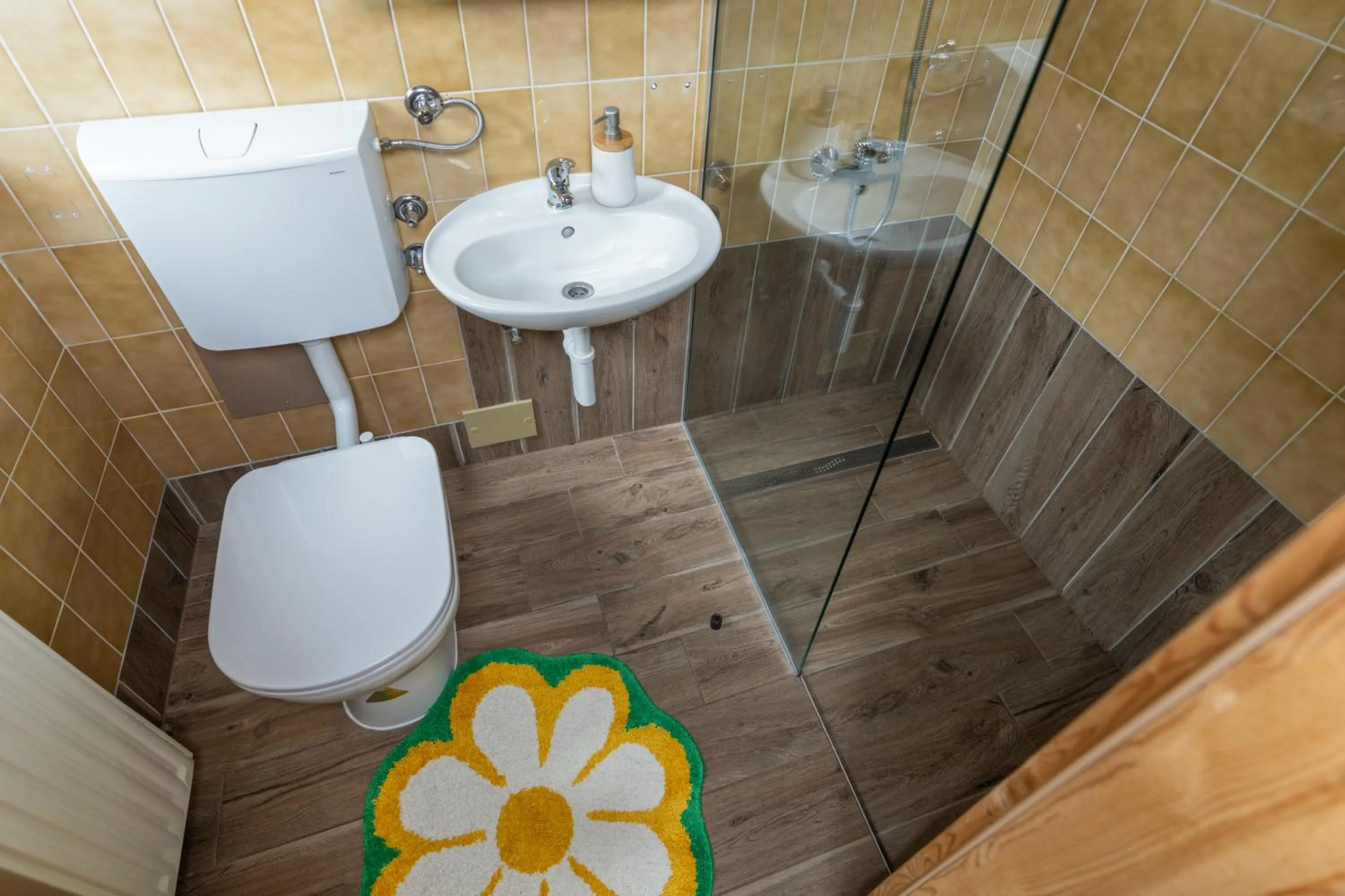 Shower in Pension Cerkovnik