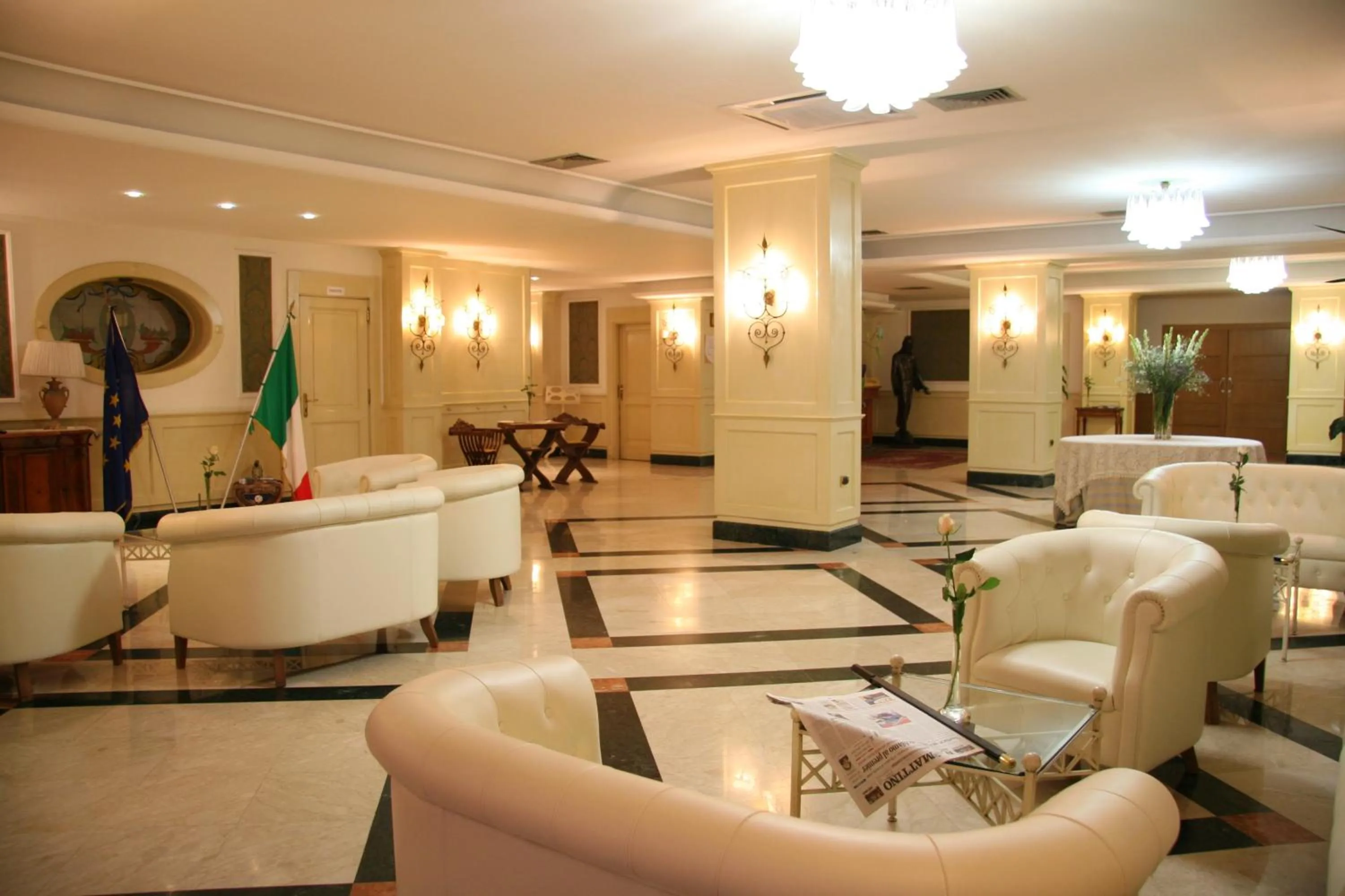 Lobby or reception in Hotel Ristorante La Lanterna