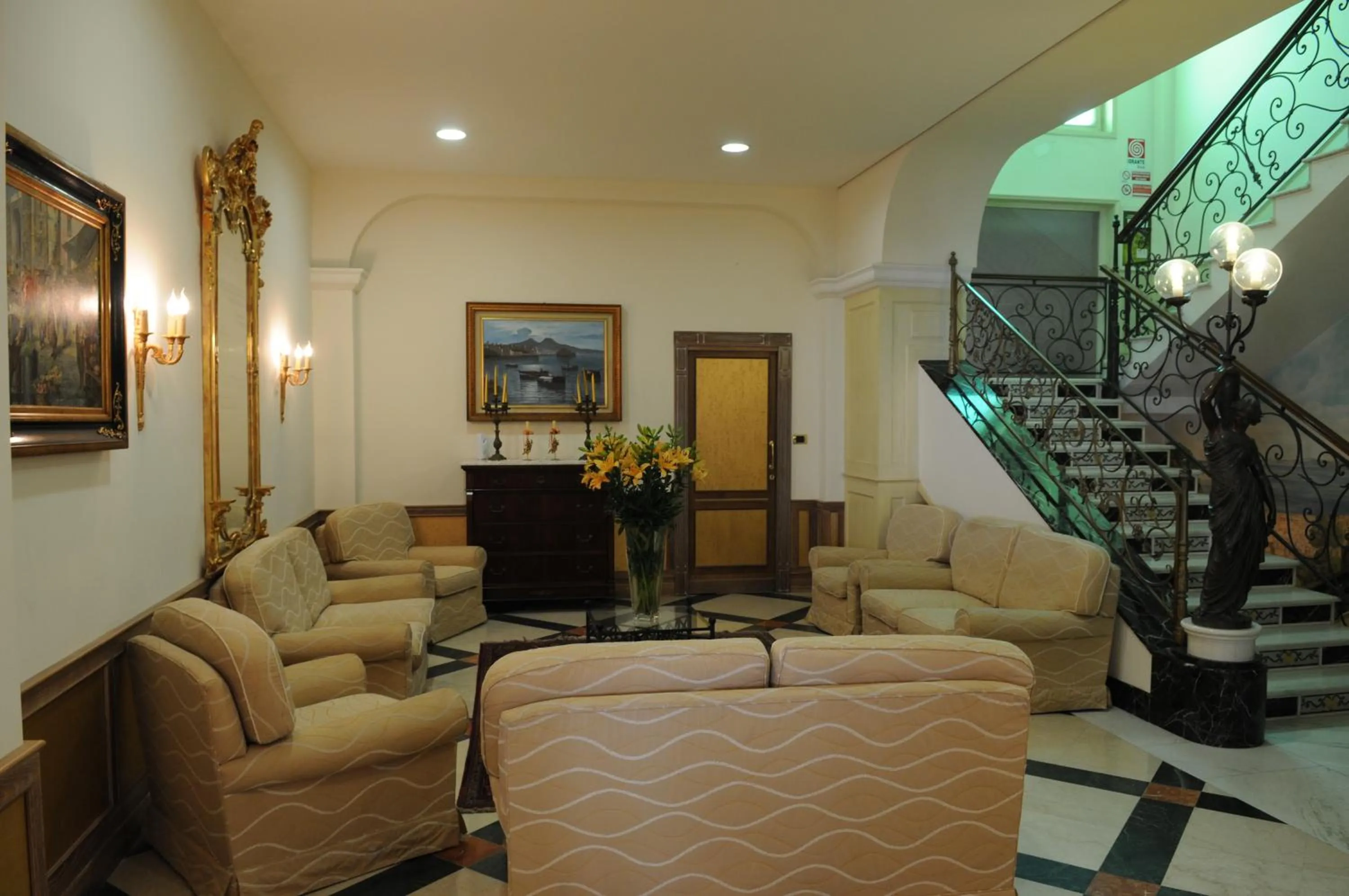 Lobby or reception in Hotel Ristorante La Lanterna