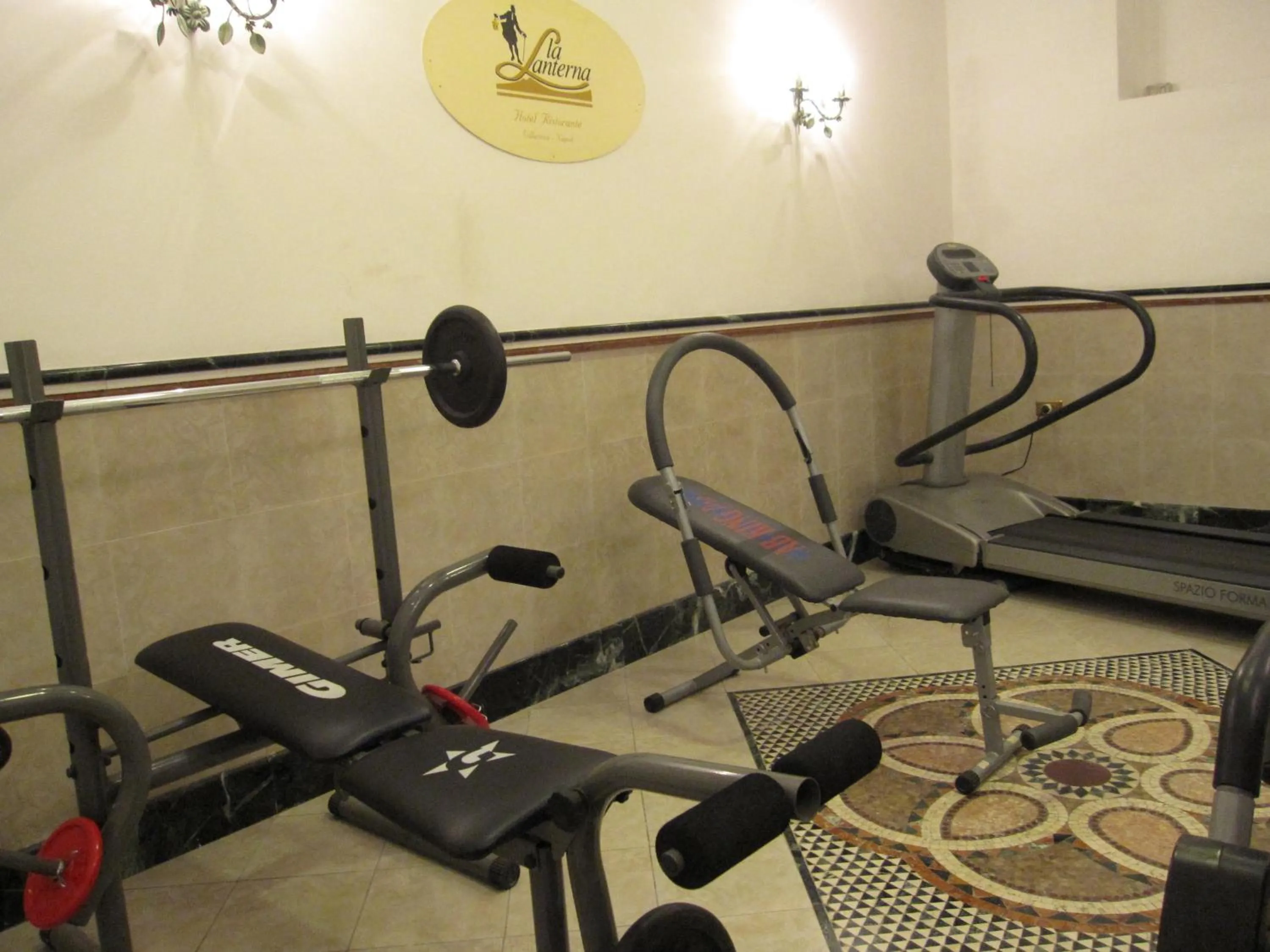 Fitness centre/facilities in Hotel Ristorante La Lanterna