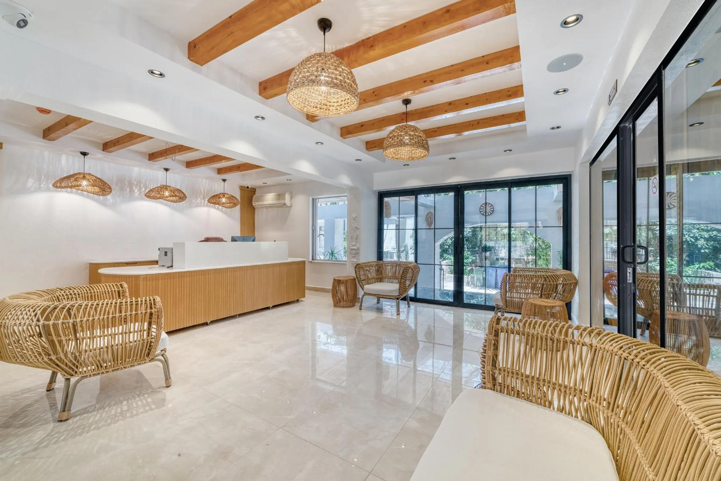 Lobby or reception in Hildegard Hotel