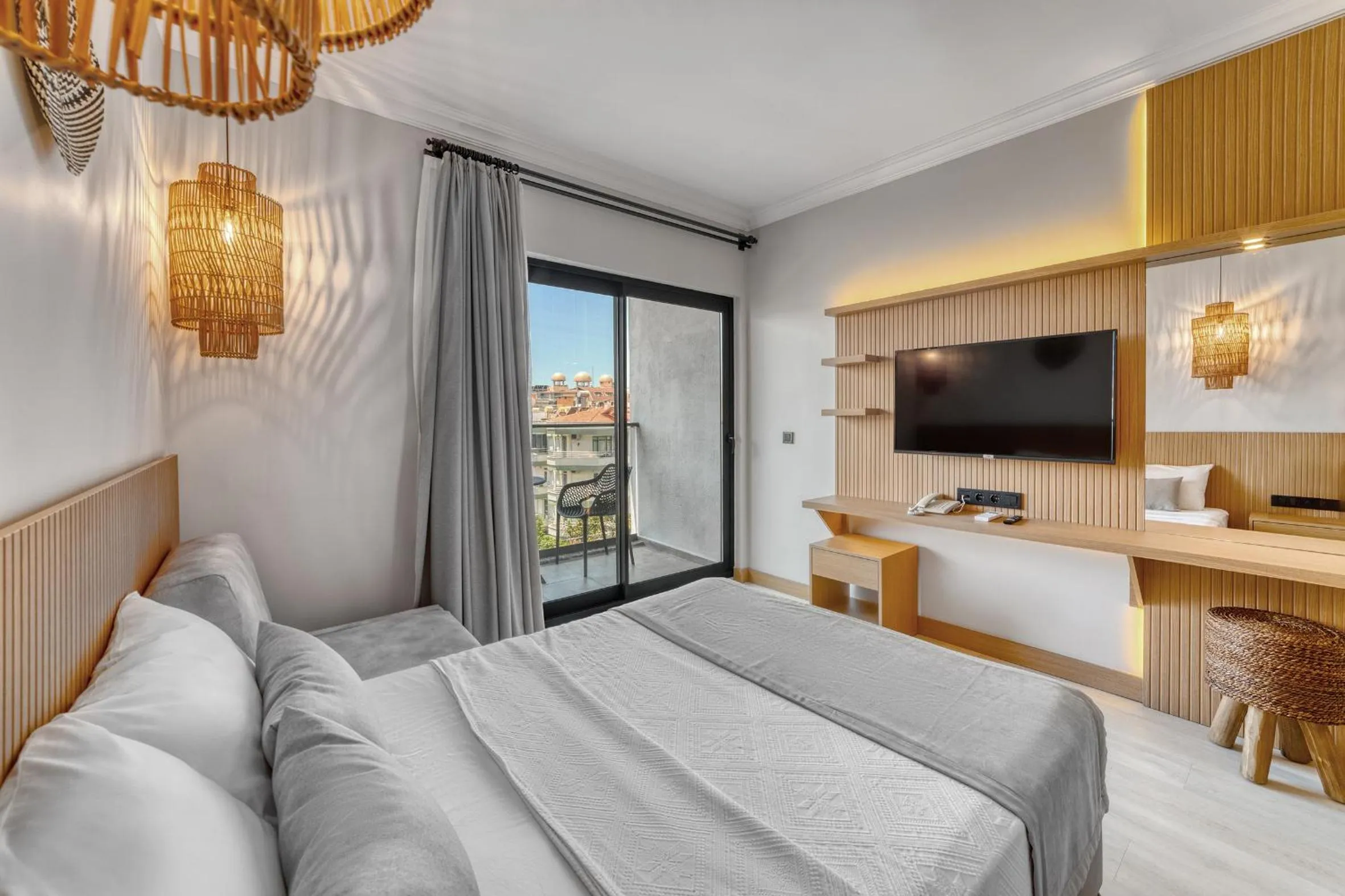 Bed in Hildegard Hotel